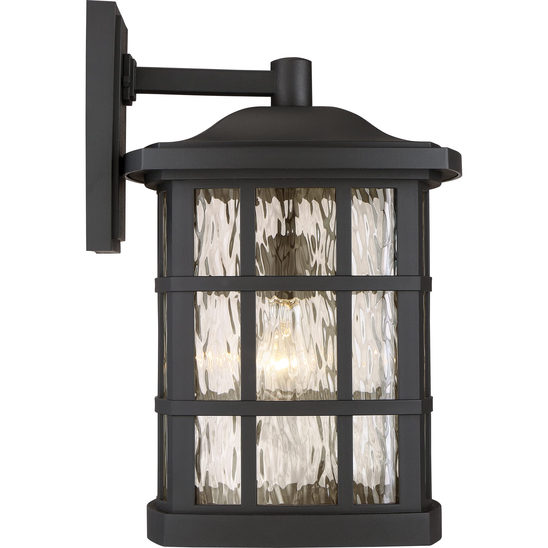 17 Inch Large Outdoor Wall Lantern - Transitional Style with Coastal Armour-Fresco Finish - Weather-Resistant Plastic for Porch, Patio & Garden Lighting (Model 71-Bel-2242962)