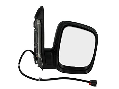 Electric Heated Convex Mirror for Trucks & Vehicles - Wide Angle Blind Spot Safety Mirror with Anti-Fog Heating - Perfect for Winter Driving, Parking & RV Safety