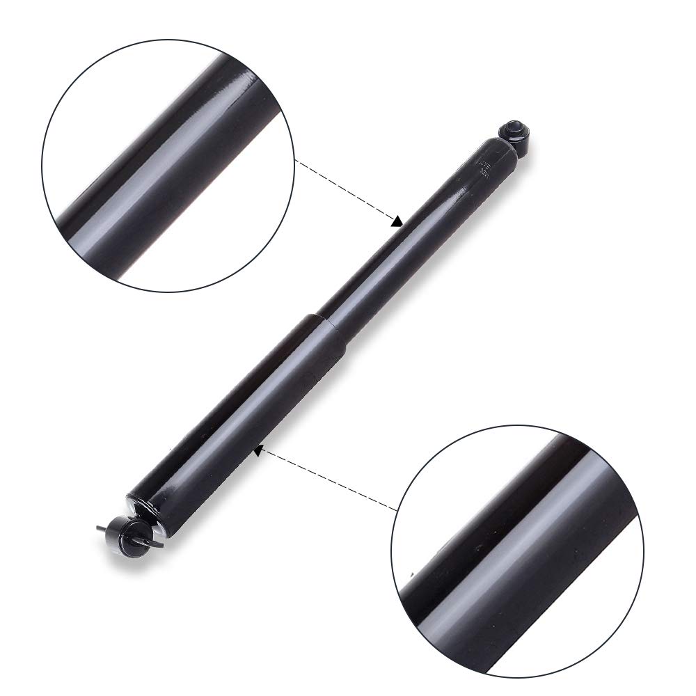 ECCPP Front & Rear Shock Absorbers Set of 4 - Compatible with 1995-2005 Chevy Blazer, 1991-2004 Chevy S10/GMC Sonoma, 1992-2001 GMC Jimmy, Isuzu Hombre, Oldsmobile Bravada (344041 & 344042) - Heavy Duty Suspension Replacement for Off-Road & Daily Driving
