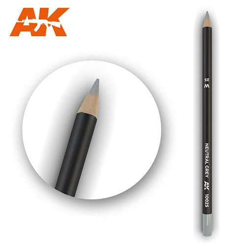 AK Interactive AK10025 Weathering Pencil Neutral Grey - Model Painting & Weathering Tool for Miniatures, Dioramas & Scale Models - Perfect for Realistic Rust, Dirt & Grime Effects