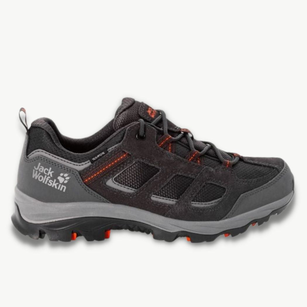 Jack Wolfskin Vojo 3 Texapore Low Men's Waterproof Hiking Shoes - Lightweight Trail Running Shoes for Outdoor Adventures & Mountain Trekking