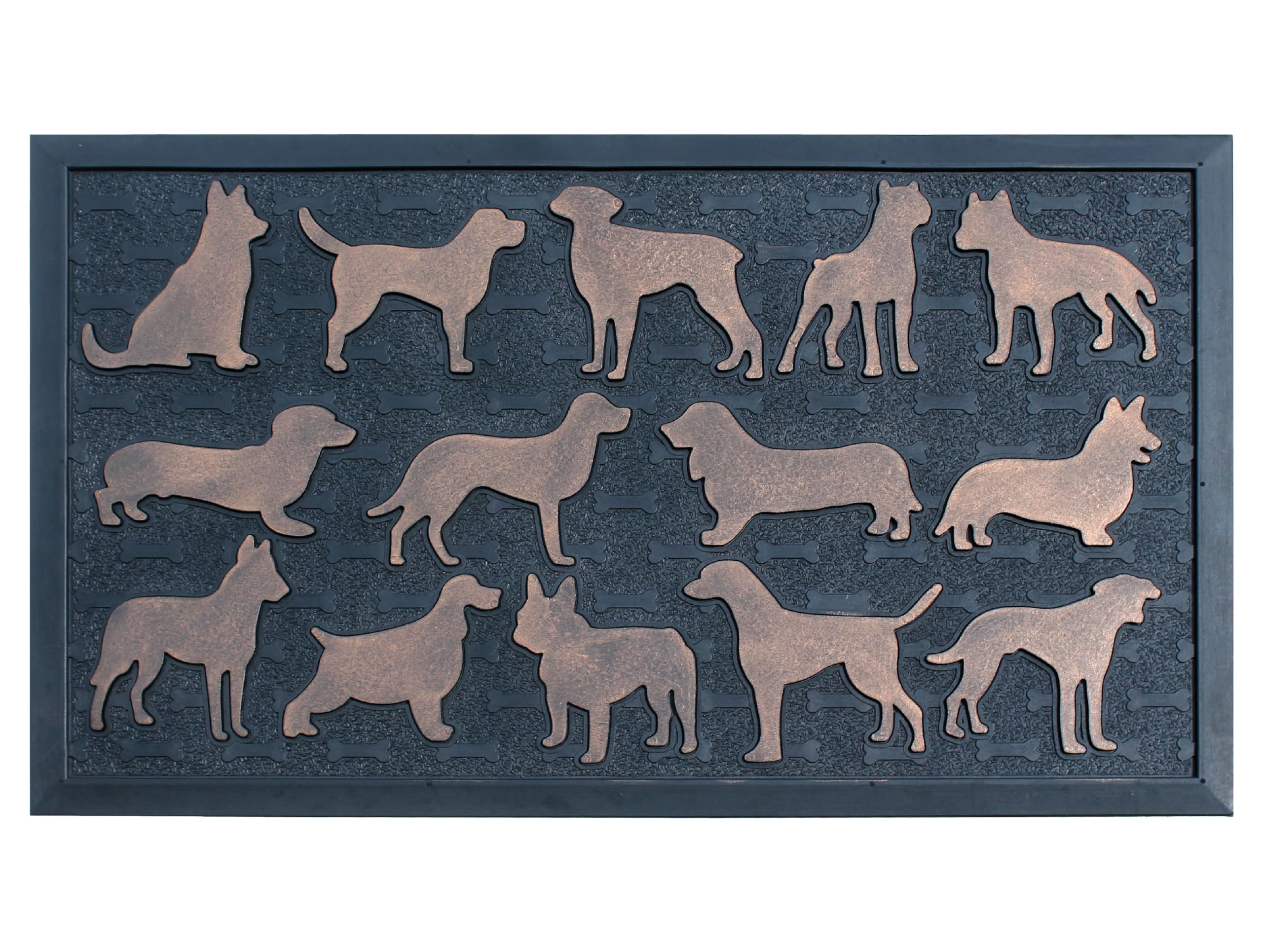 Non-Slip Rubber Welcome Doormat 18