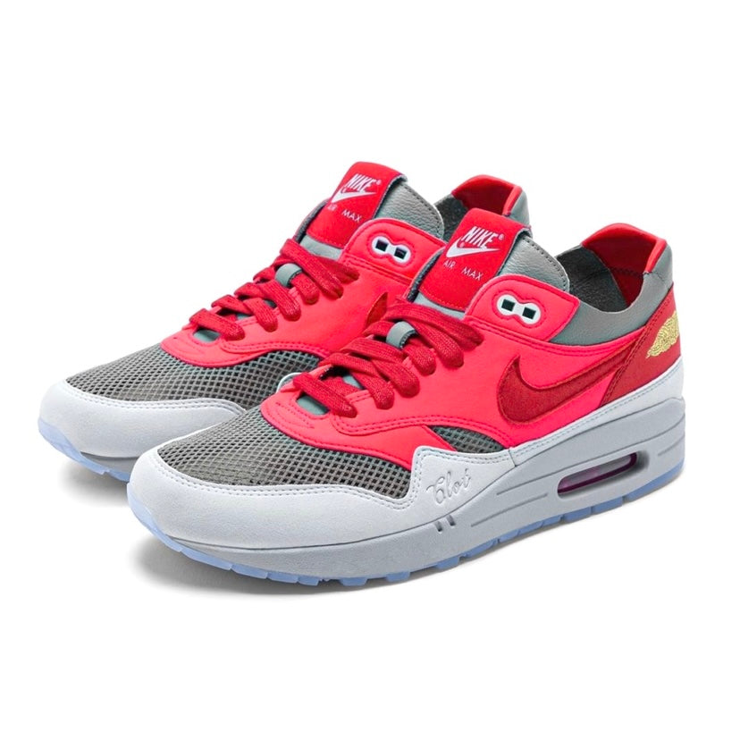 Nike Air Max 1 CLOT Kiss of Death Solar Red University Red Sneakers 2021 - Limited Edition Running Shoes for Men & Women - Perfect for Streetwear, Gym, and Casual Outfits