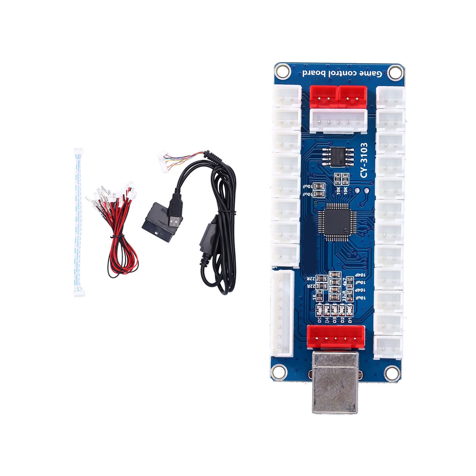 Zero Delay USB Encoder Kit for PC, Raspberry Pi, Android - DIY Gaming Controller for Arcade & Retro Gaming