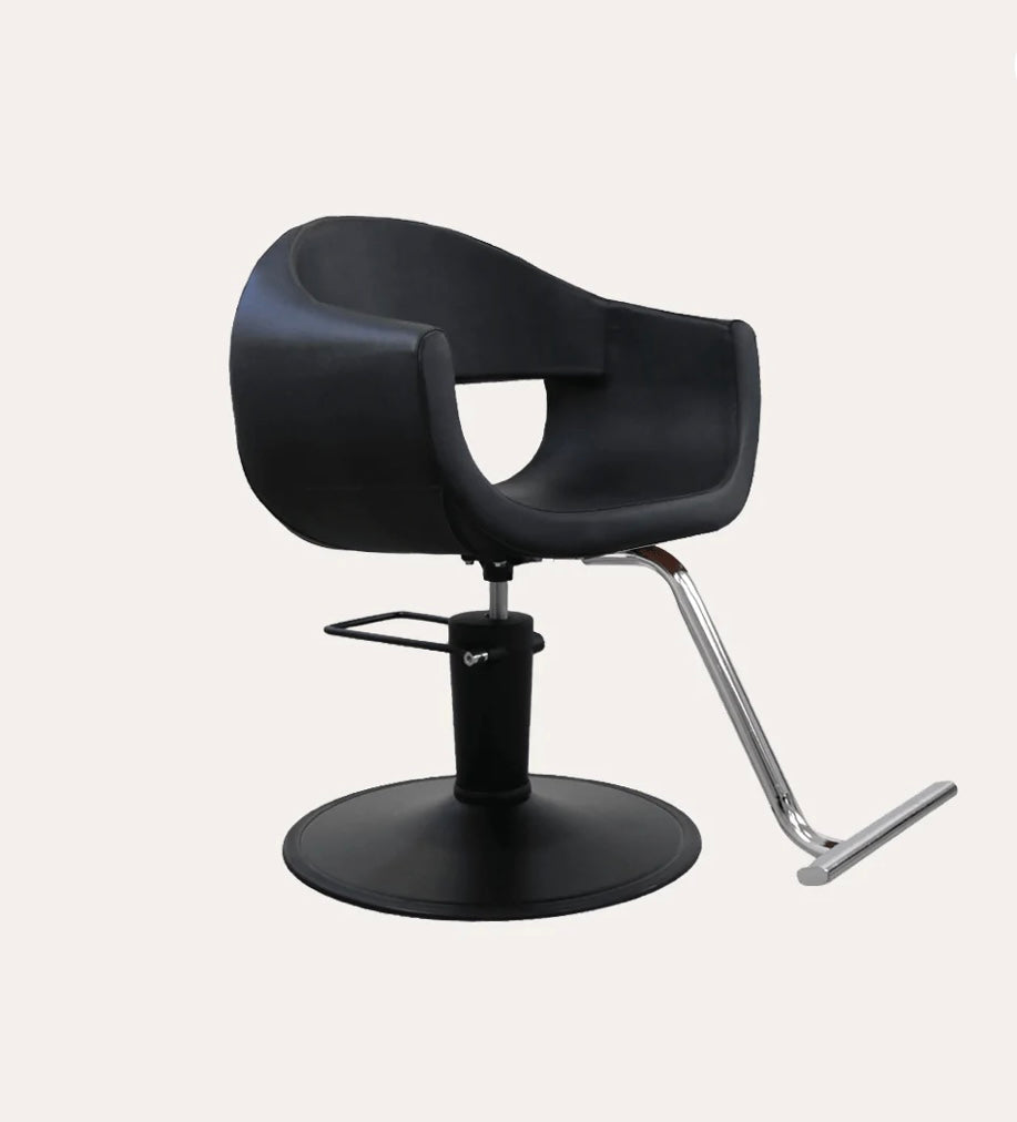 Luna Salon Chair - Professional Hydraulic Styling Chair for Hairdressers & Barbers - Adjustable Height & Swivel Base - Perfect for Salons, Barber Shops & Home Use