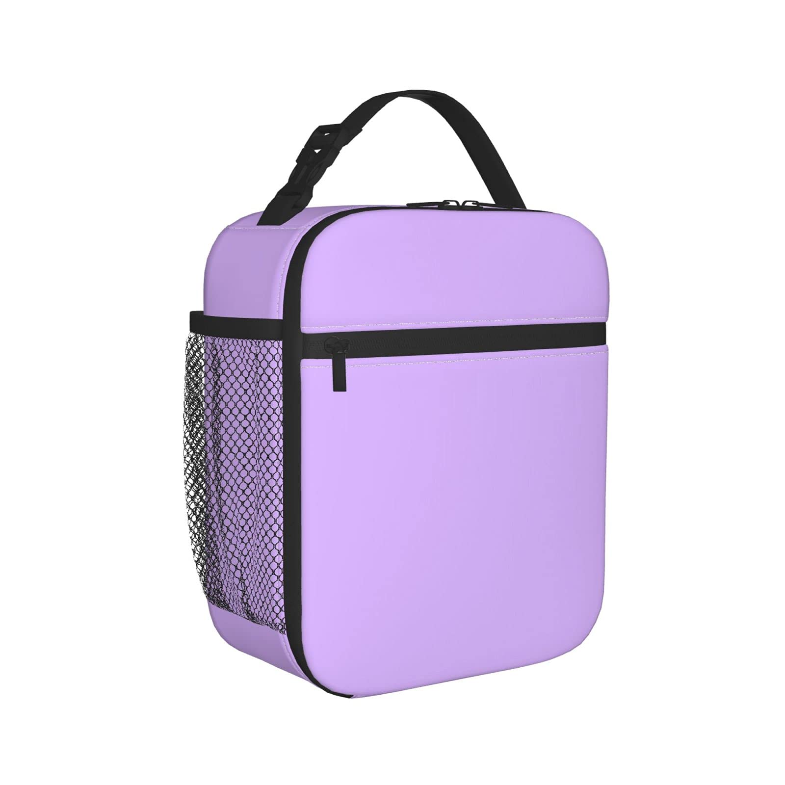 Premium Insulated Lunch Bag for Adults - Purple Thermal Tote Cooler with Side Pockets | Leakproof & Durable | Perfect for Work, School, Picnics & Outdoor Activities