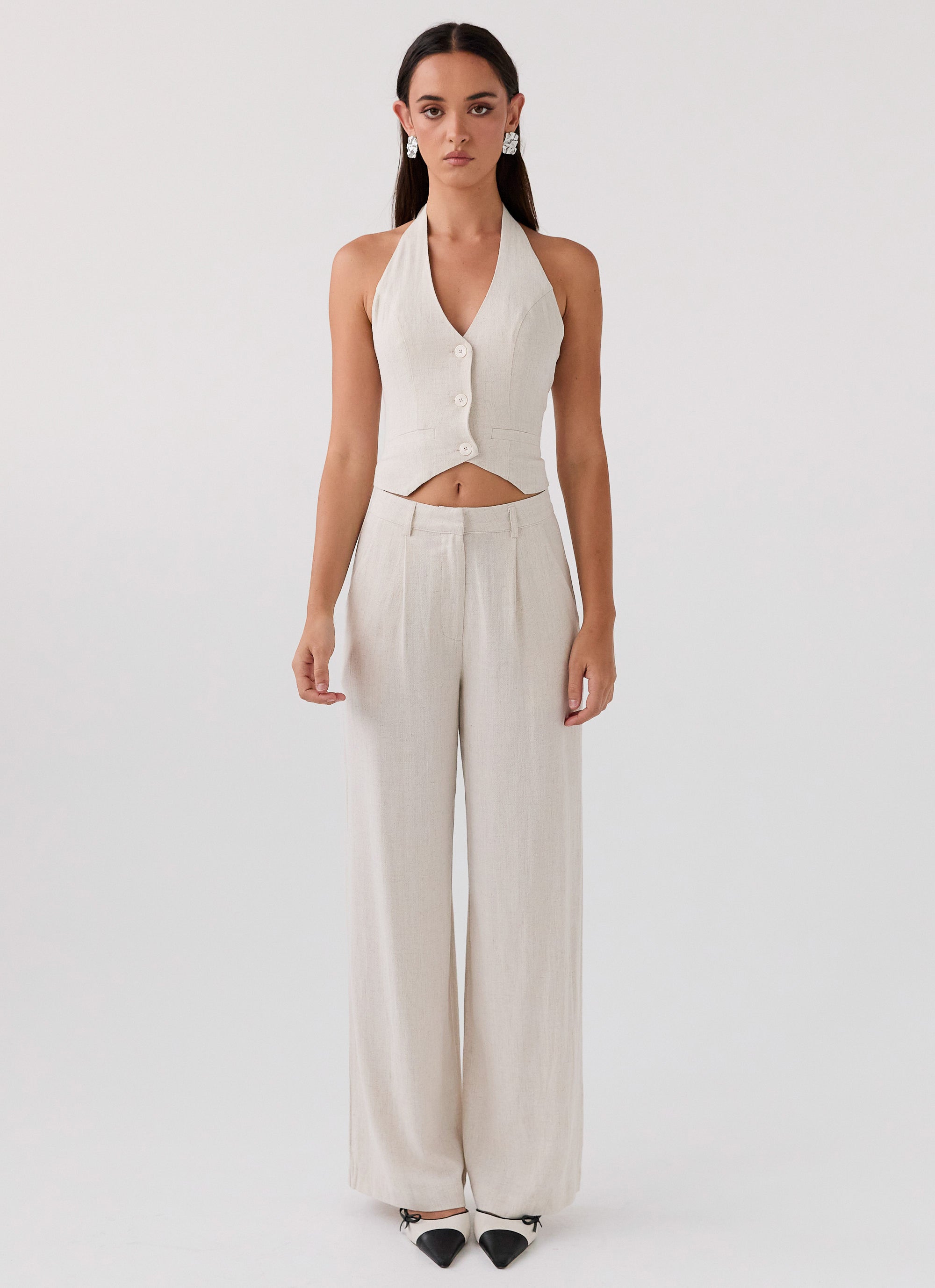 Breathable Heatwave Linen Pants for Women - Comfortable Oatmeal Color Summer Casual Pants | Perfect for Beach, Travel & Relaxation