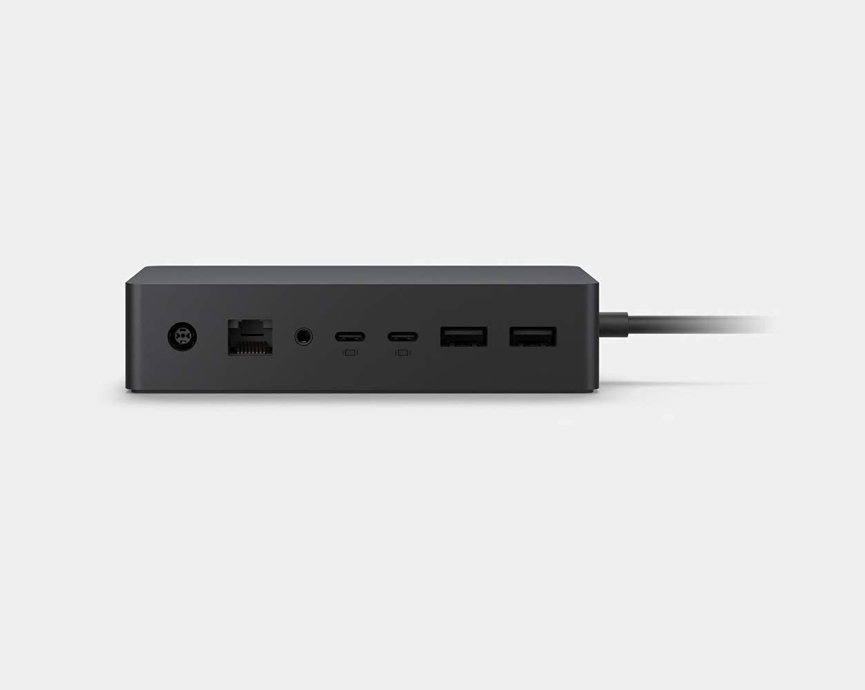 Microsoft Surface Dock 2 - 199W Power Adapter with 6 USB Ports & RJ-45 Ethernet - Universal Docking Station for Laptop, PC, Smartphone, Monitor, Keyboard & Mouse (Renewed) - Perfect for Home Office, Remote Work & Multi-Device Setup