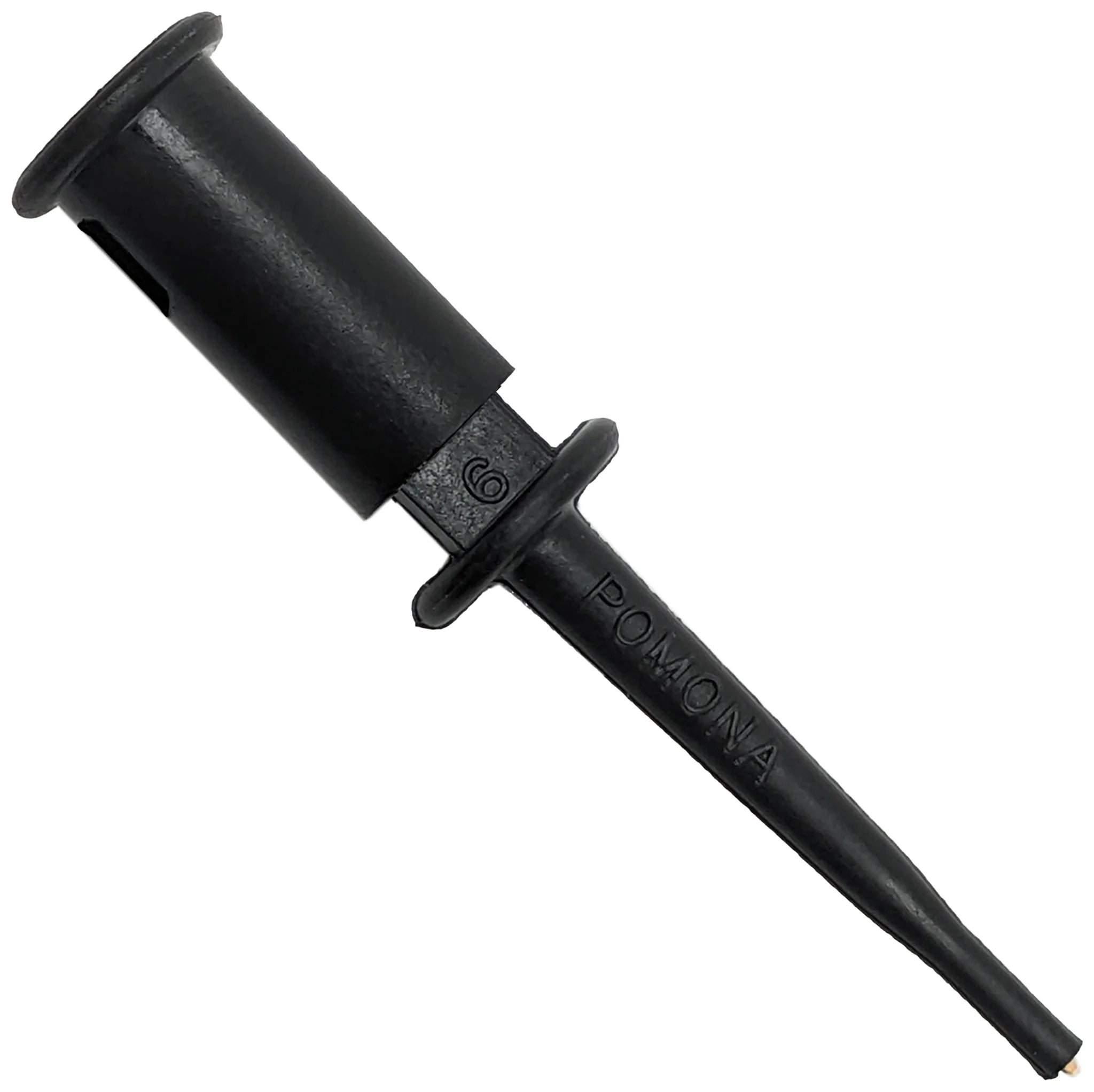 Premium Black SMD Test Clip Grabber for DIY Electronics - High-Quality Spring-Loaded IC Test Hook for Circuit Board Repair & Prototyping (Ideal for Arduino, Raspberry Pi Projects)