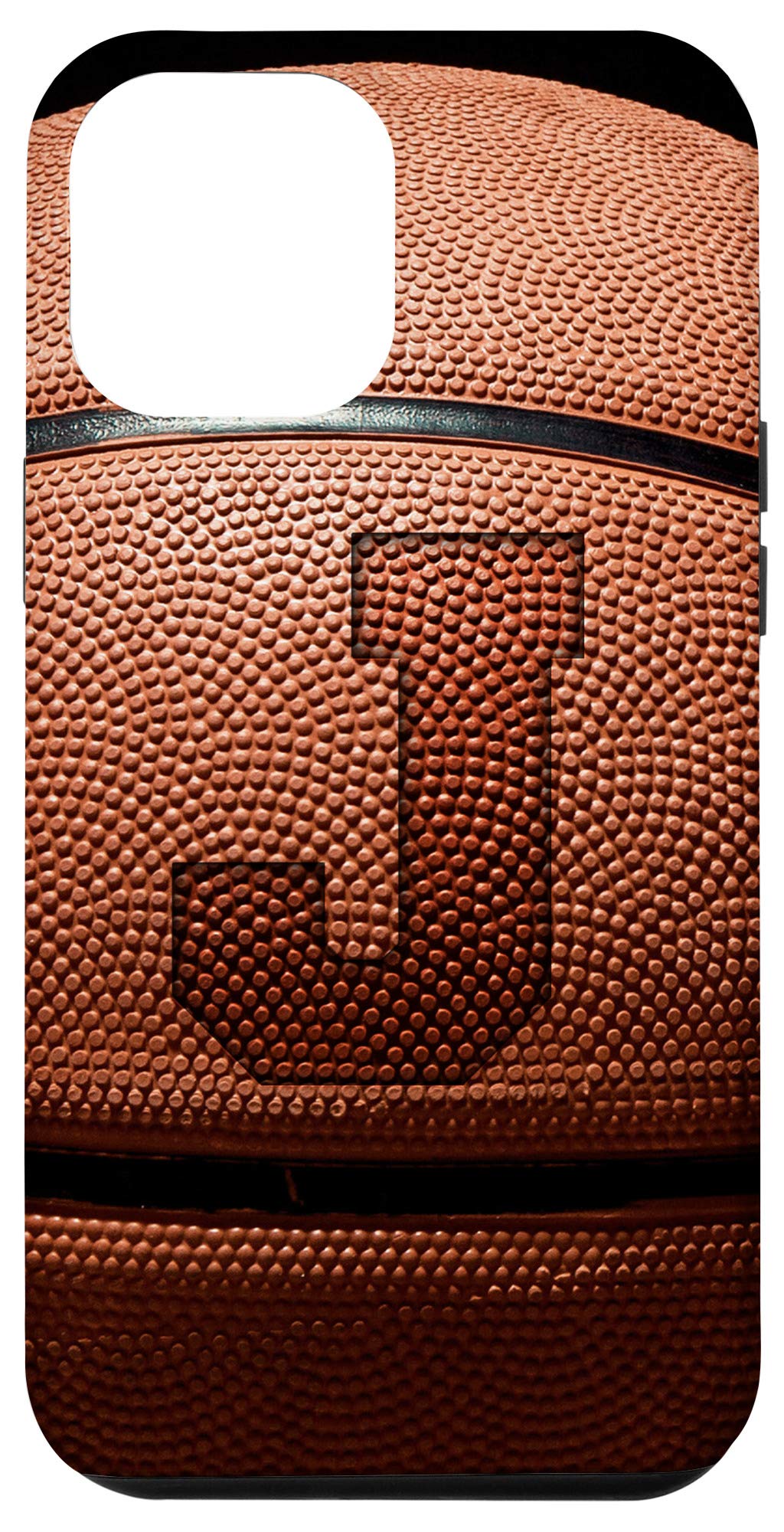 iPhone 12 Pro Max Basketball Phone Case with Letter J - Durable Shockproof Cover for Basketball Players | Perfect Gift for Sports Fans & Athletes | Ideal for Games, Training & Everyday Use