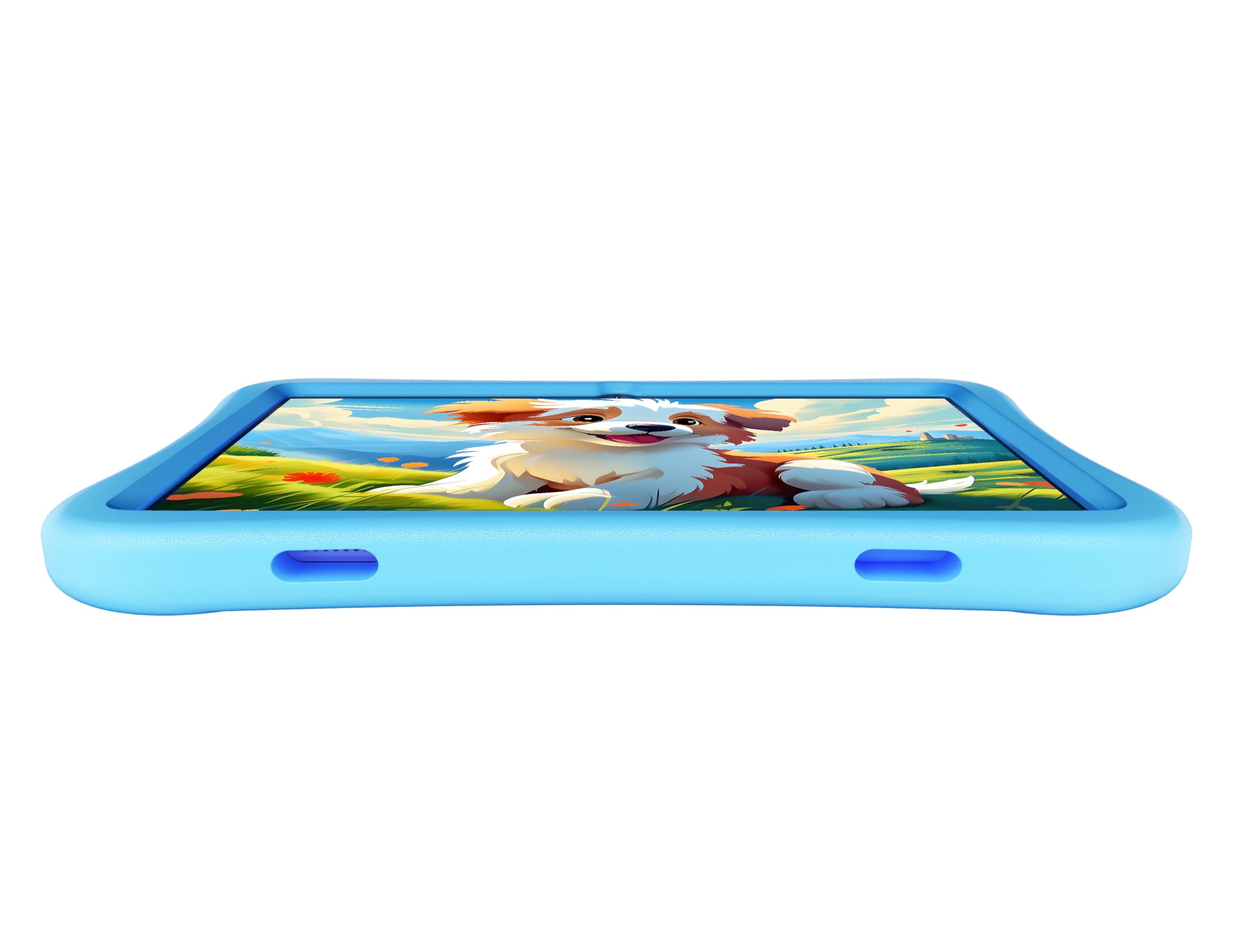 OUKITEL OT6 Kids Tablet - 10 Inch HD Display, 16GB RAM + 64GB ROM, Android 13, 8000mAh Battery with Parental Control | Bluetooth 5.0, Preloaded Educational Games, Durable Blue Design - Perfect for Learning, Entertainment & Travel