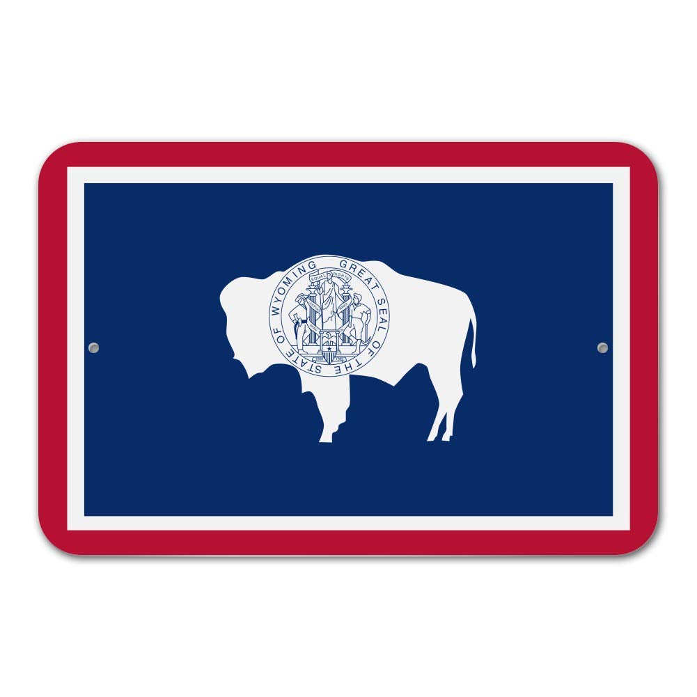 Wyoming State Flag Wall Decor - Premium Printed Canvas for Home, Office & Business - Perfect for Patriotic Displays & Western-Themed Rooms