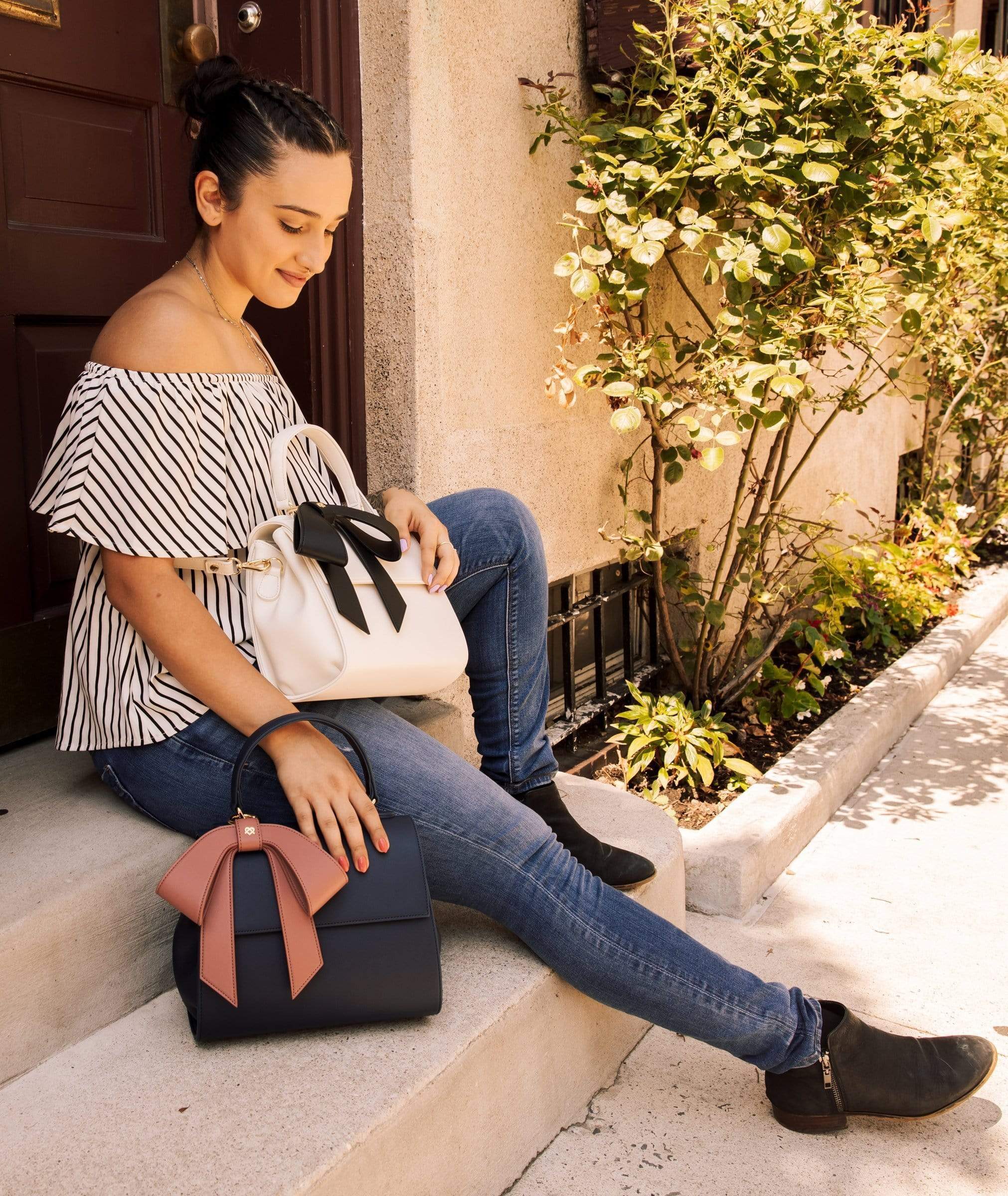 Vegan Leather Crossbody Handbag for Women | Cottontail Light Pink Purse | Perfect for Work, Travel & Everyday Use