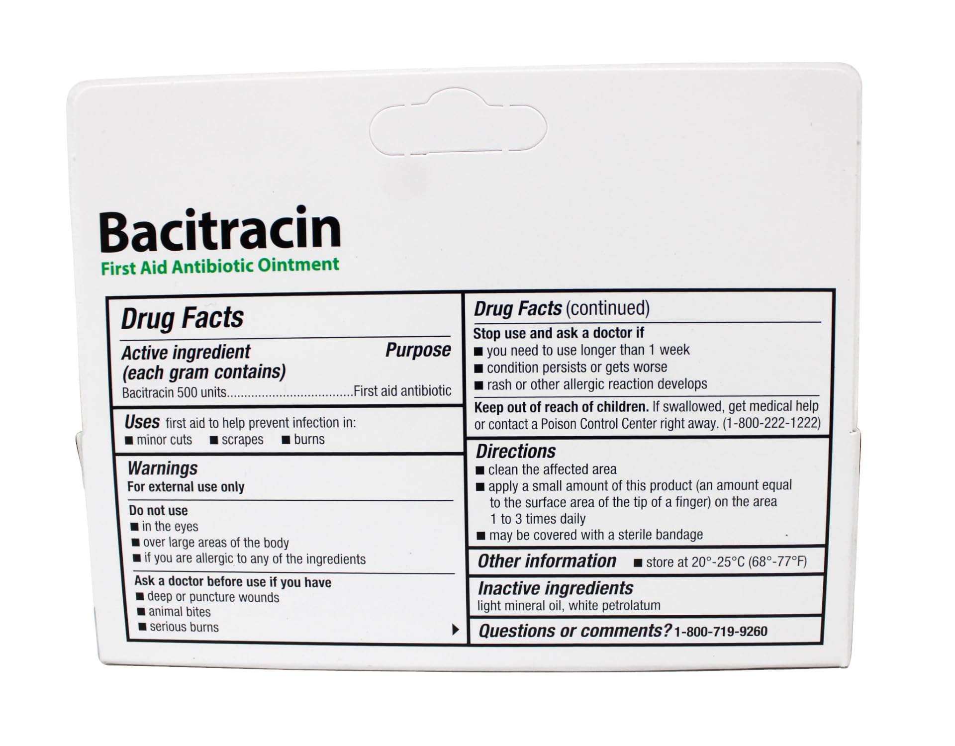 First Aid Antibiotic Ointment 0.5 oz (3-Pack) - Triple Pack for Cuts, Scrapes & Minor Burns - Essential Wound Care for Home, Travel & Outdoor Activities