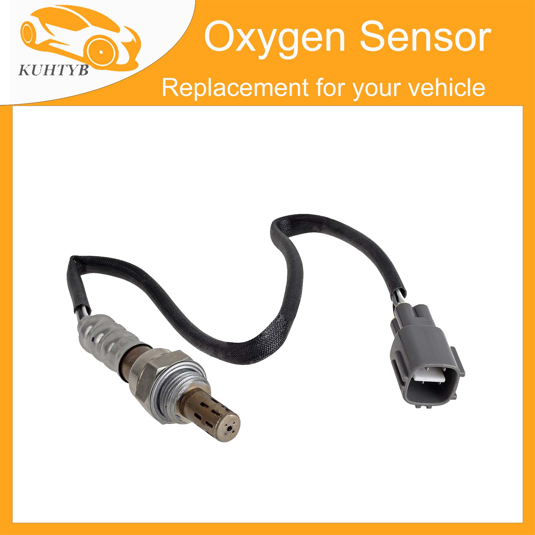 Upstream & Downstream Oxygen Sensor Replacement for TOYOTA SEQUOIA 2010-2012 4.6L V8 - Compatible with Front & Rear O2 Sensors - Improves Engine Performance & Fuel Efficiency (Perfect for Off-Roading, Towing & Daily Commuting)