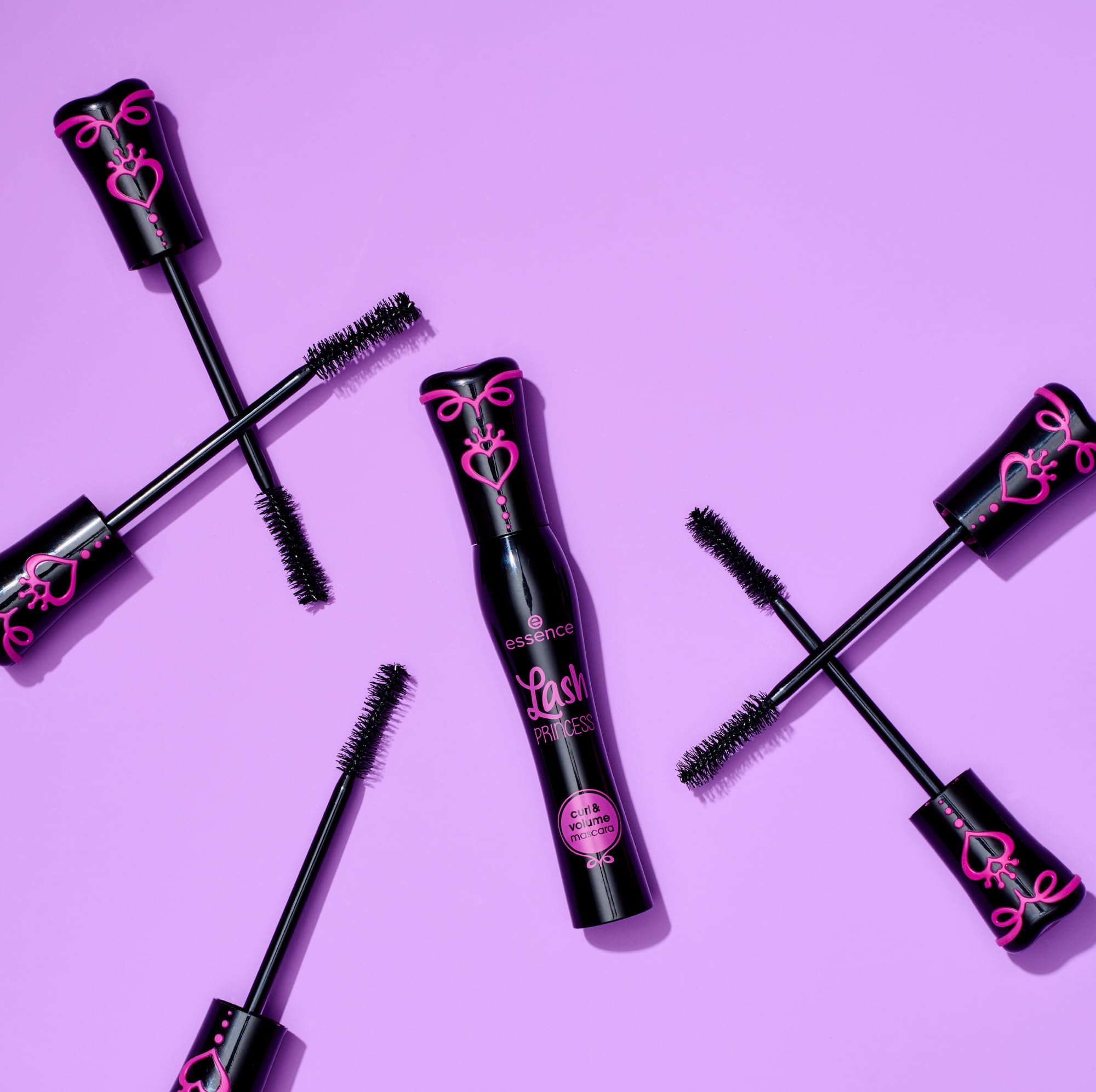 Essence Lash Princess False Lash Effect Mascara - Volumizing & Curling, Vegan & Cruelty-Free (3 Pack) - Perfect for Daily Wear, Date Night & Special Occasions