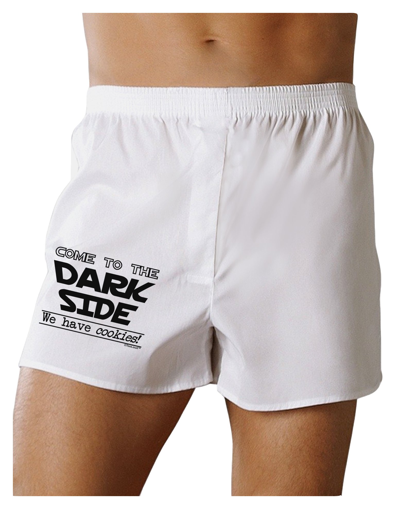 TooLoud Dark Side Boxers - Soft Cookies Print Shorts for Sleep & Lounge
