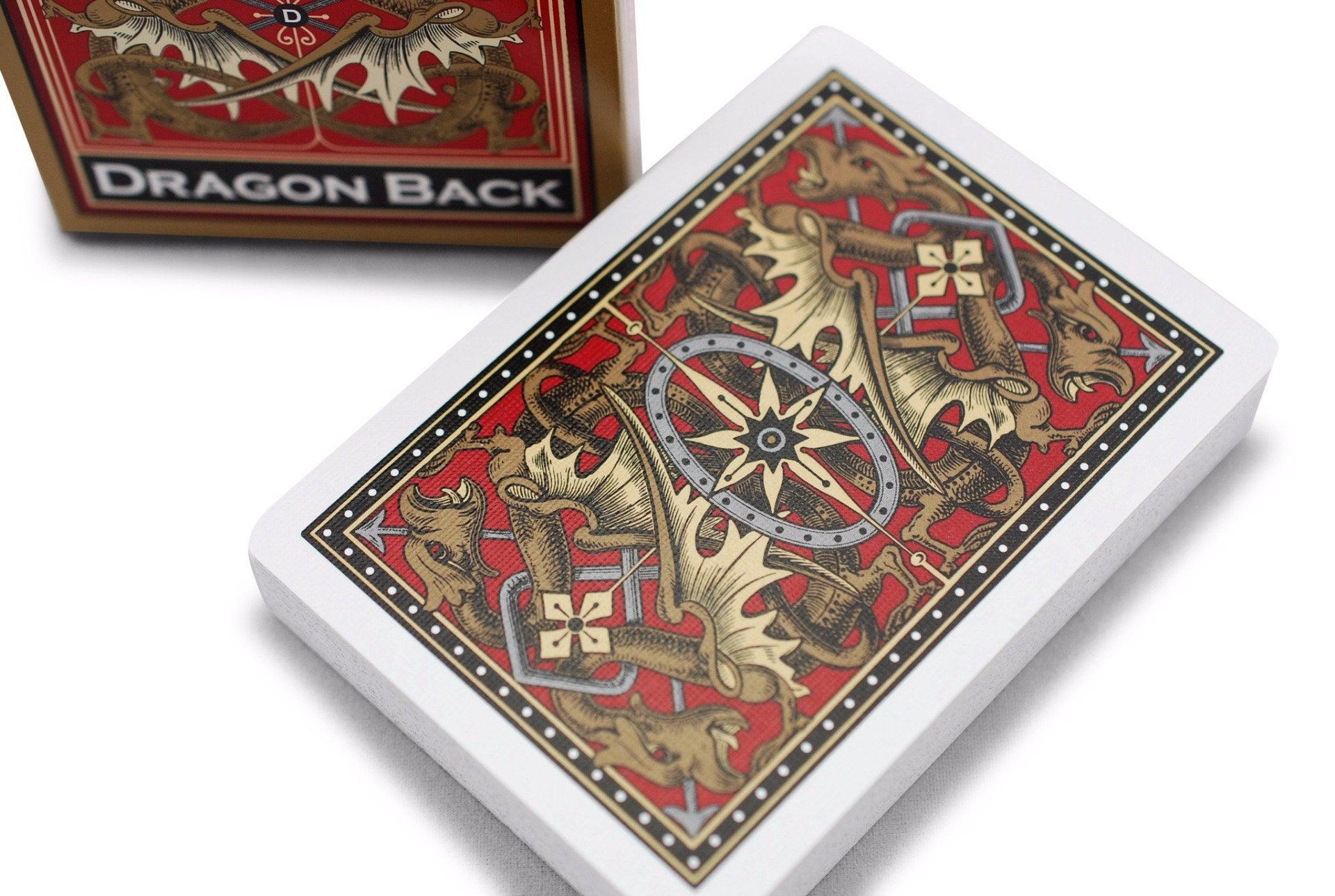 Bicycle® Gold Dragon Back Playing Cards - Premium Quality Poker Cards for Magic Tricks, Cardistry, and Casino Games | Perfect for Professional Magicians, Card Enthusiasts, and Home Entertainment
