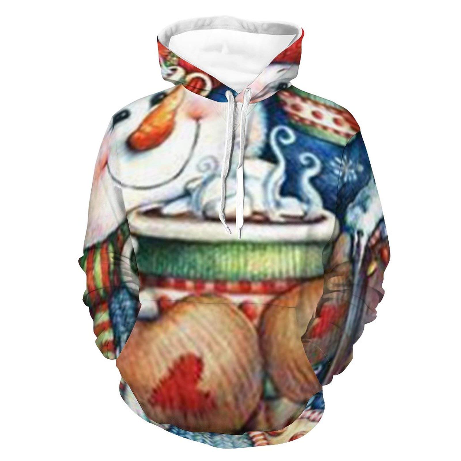 Unisex Pullover Sweatshirt - Casual Hooded Long Sleeve Sweater with Pocket for Men & Women | Perfect for Outdoor Activities, Gym Wear & Everyday Fashion