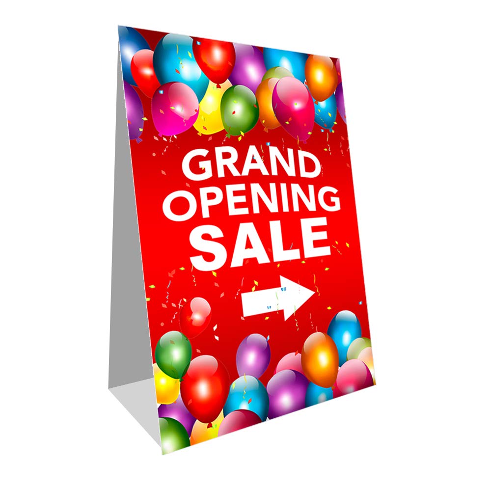 Arrow Economy A-Frame Sign 2x3 Feet - Grand Opening Sale for Storefronts