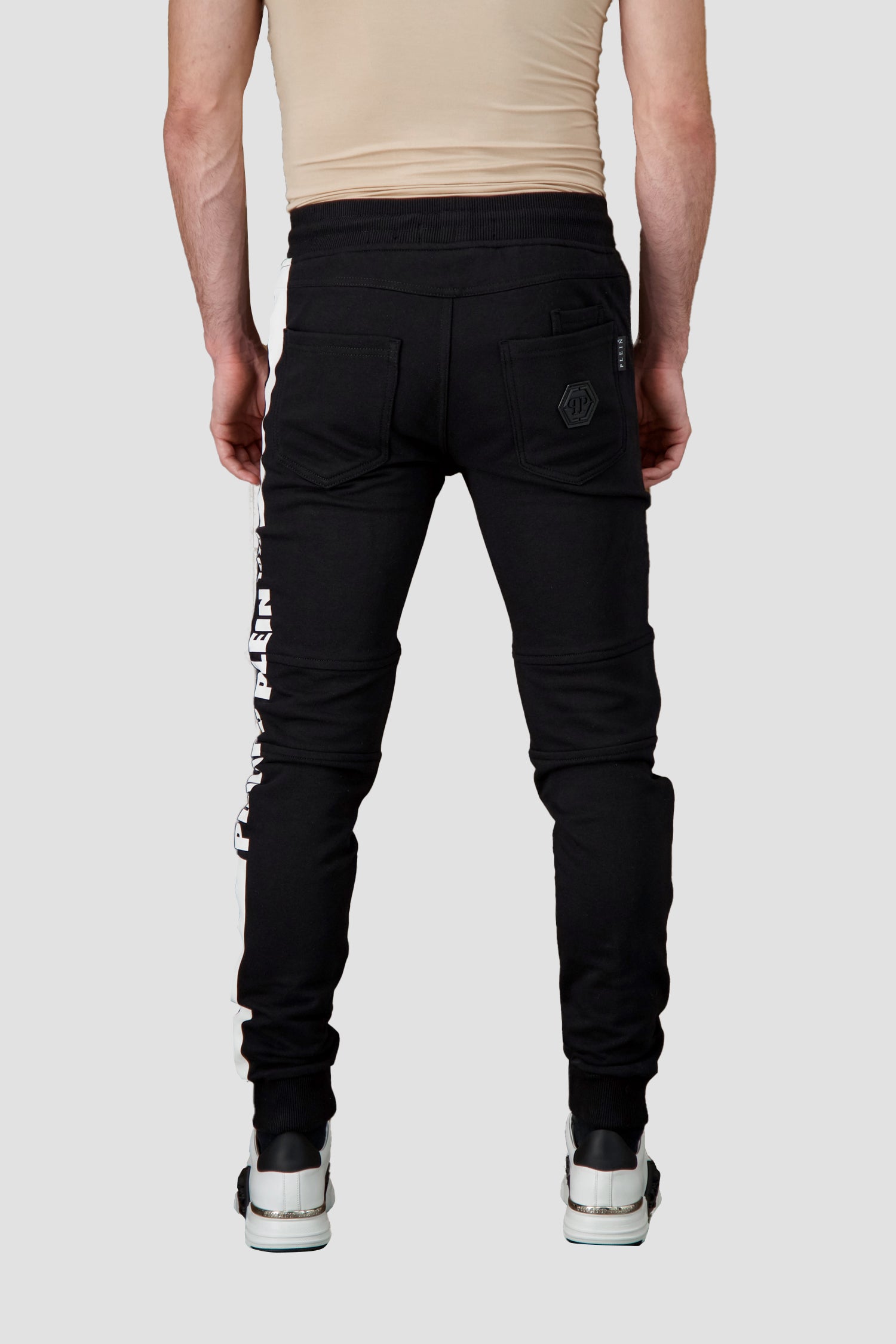 Philipp Plein Black Denim Slim Fit Jeans PP 1978 - Stylish Men's Designer Jeans for Casual Wear & Night Out