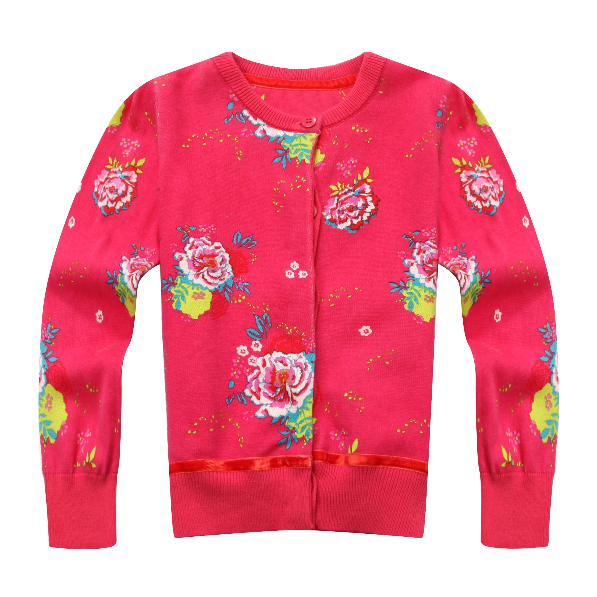 Richie House Girls' Knit Sweater Top - Soft & Cozy Pullover for Toddlers & Kids - Perfect for School, Playdates & Fall Outfits