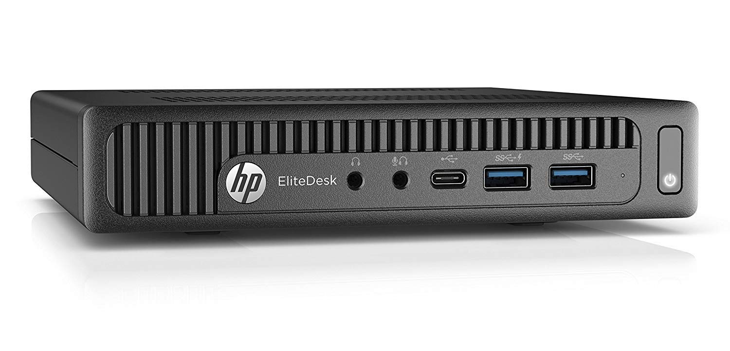 Renewed HP EliteDesk 800 G2 Mini Desktop PC - Intel Core i5-6500T 2.5GHz, 8GB DDR4 RAM, 256GB SSD, USB-C, Windows 10 | Perfect for Home Office, Business Workstations & Digital Signage