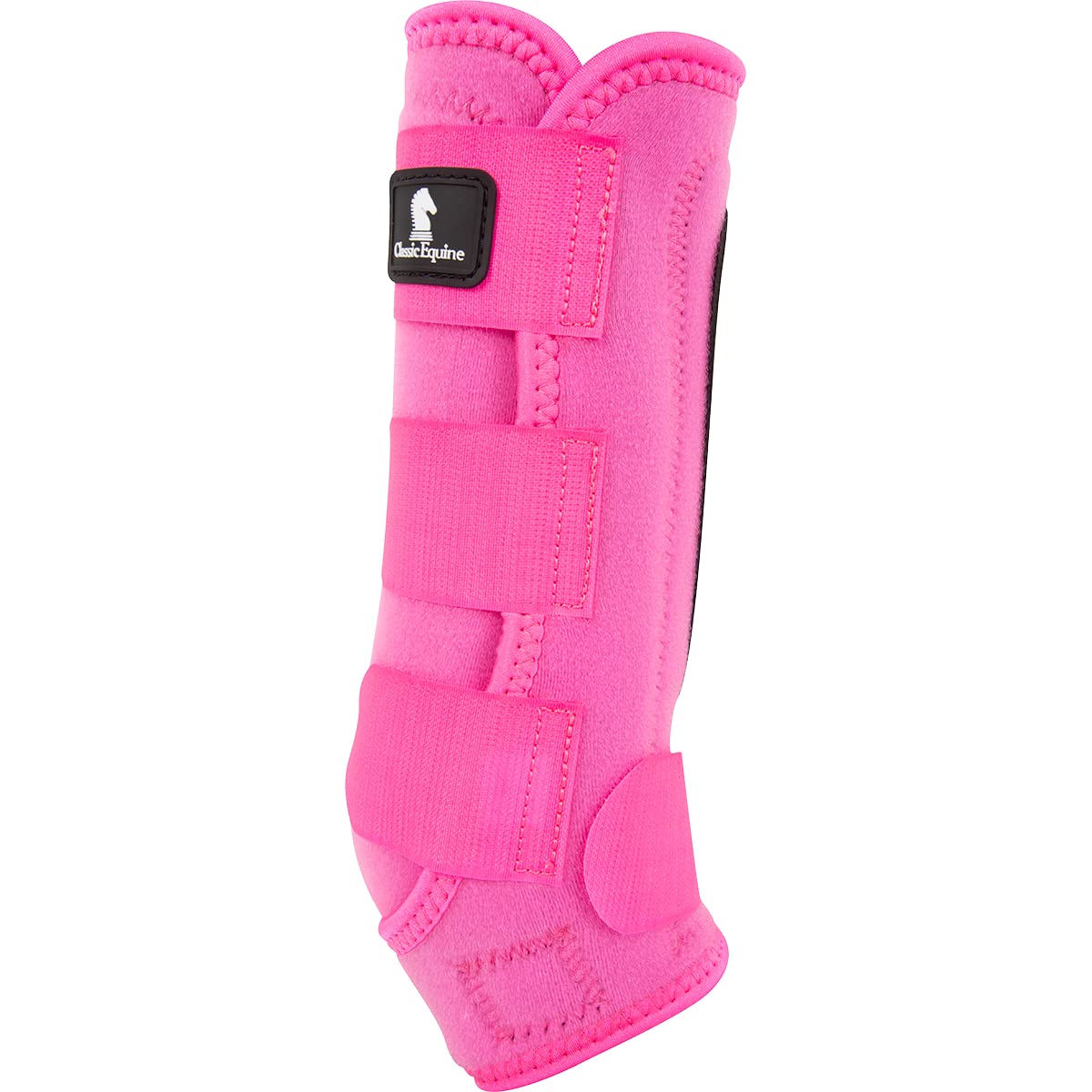 Classic Equine Classicfit Hind Sling Boots for Horses - Hot Pink, Medium Size - Protective Leg Wraps for Riding, Training & Show Jumping