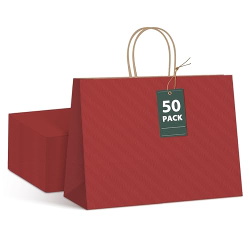 Red 16x6x12 Inch 50Pcs