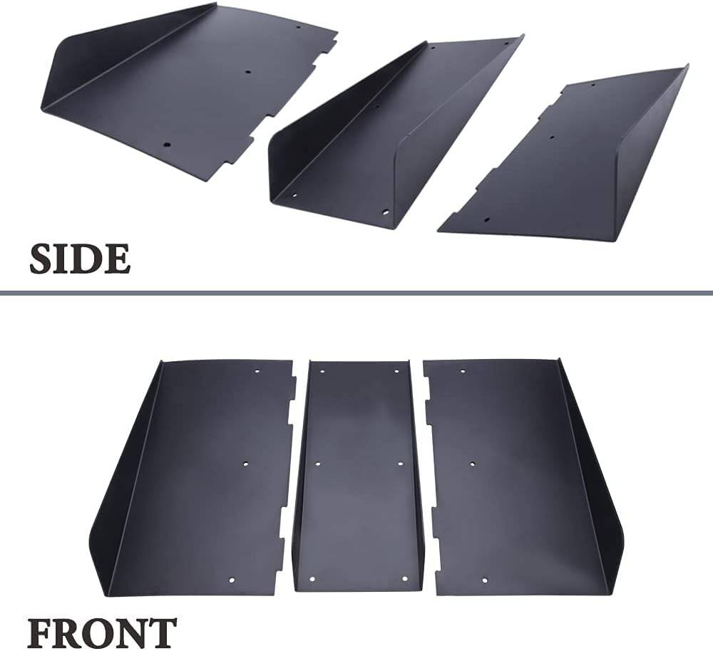 Universal Unpainted 22x20 Rear Bumper Lip Diffuser ABS Cover - Car Body Kit for Enhanced Aerodynamics & Stylish Look - Perfect for Sports Cars & Custom Builds