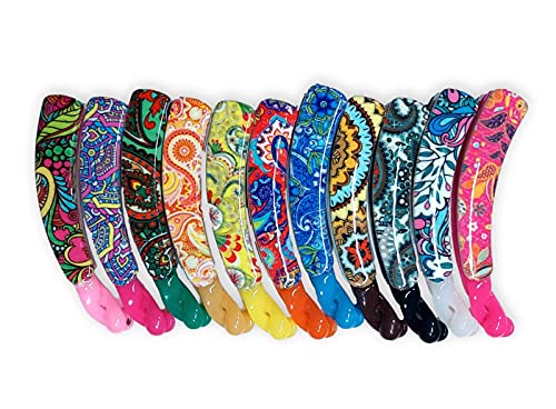 BELLO TOKO 12 Pack Multi-Design Banana Hair Clips for Women & Girls - Colorful Hair Barrettes & Hair Accessories for School, Work, and Everyday Styling