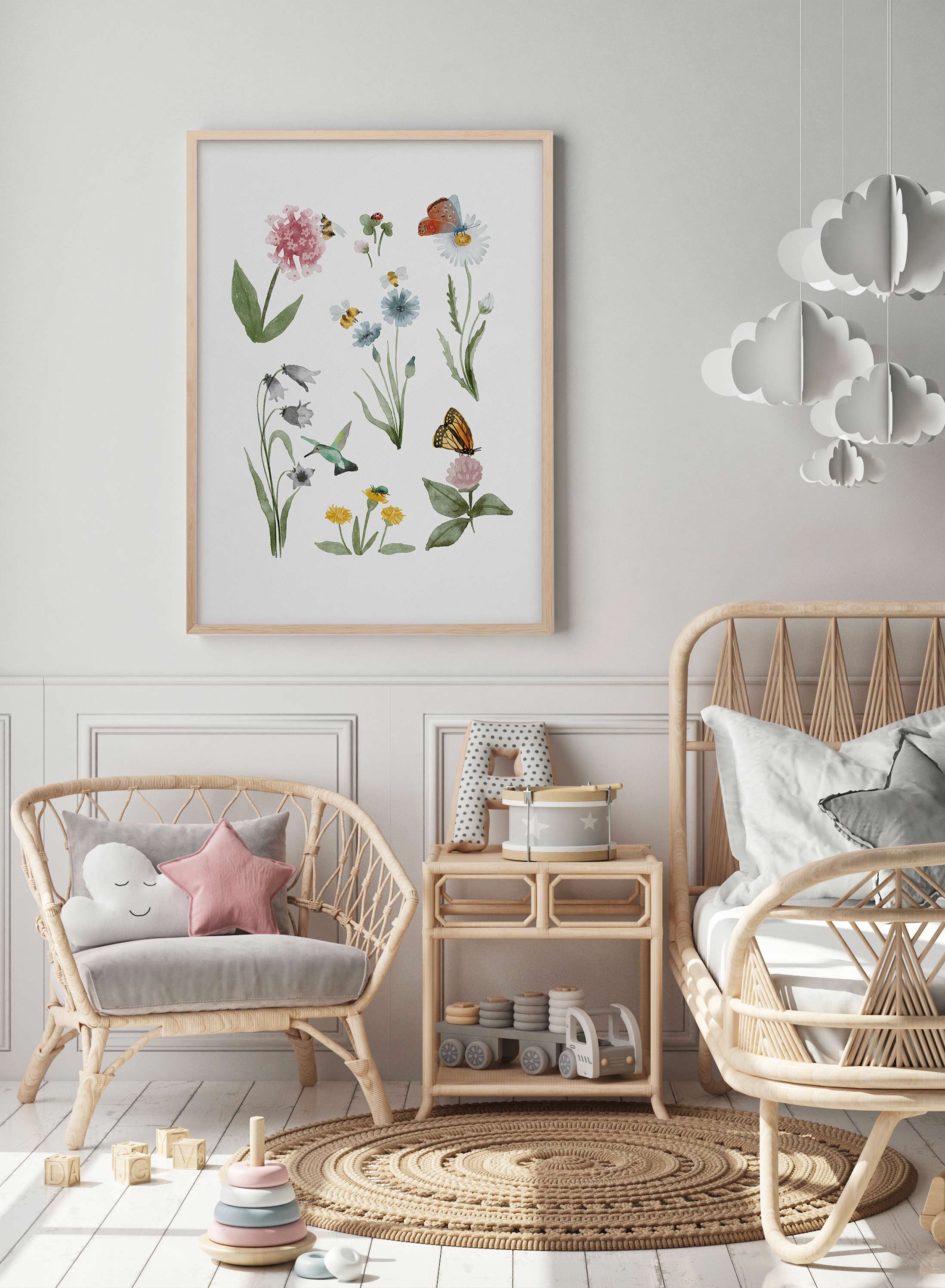 Pollinators Poster - Educational Wall Art for Classrooms & Nature Lovers | Perfect for Home, School & Office Decor