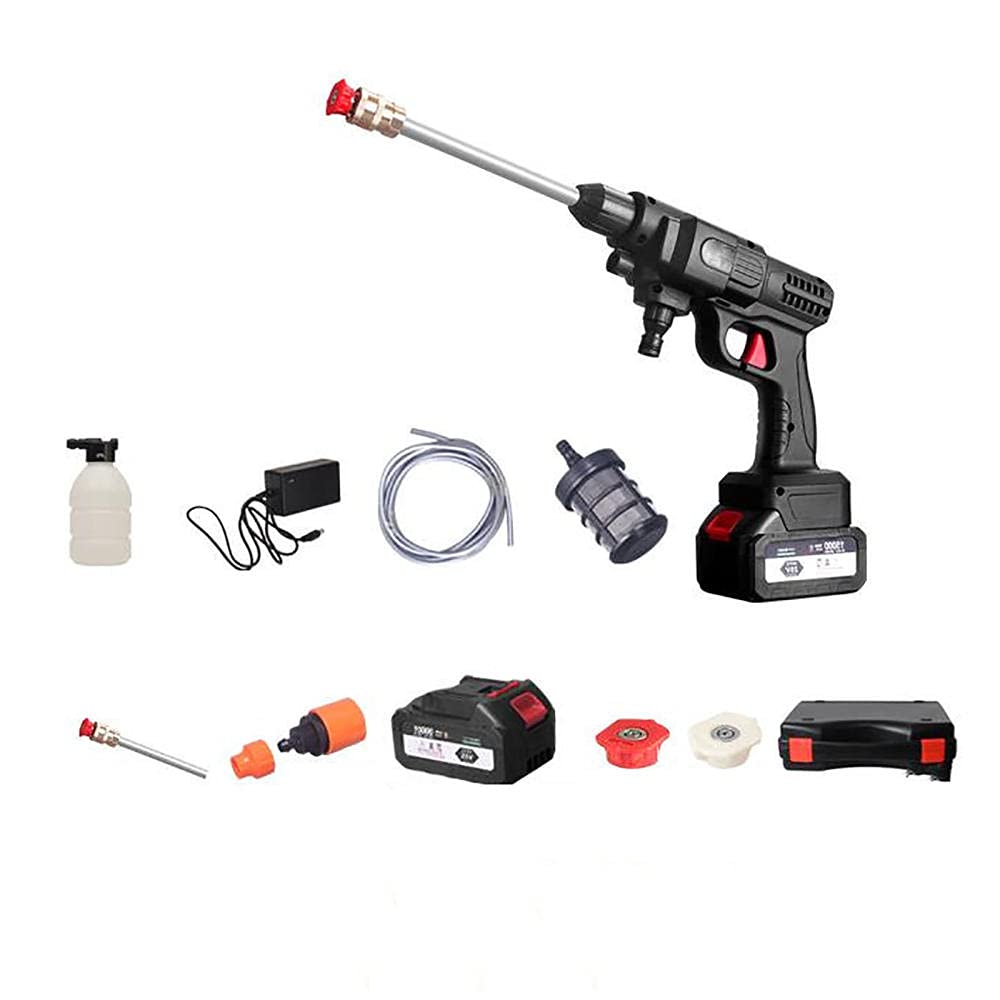300W Cordless Pressure Washer with Battery & Charger - Portable Power Cleaner for Car Washing, Patio, Deck, Driveway & Outdoor Surface Cleaning