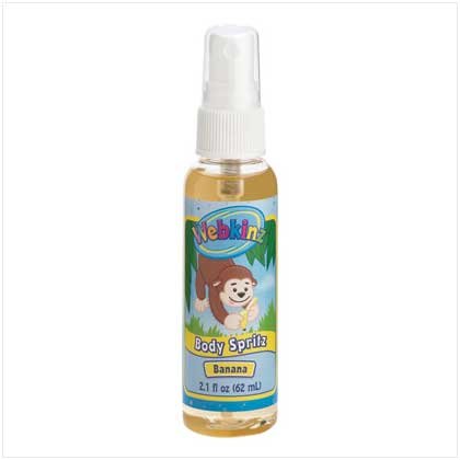 Webkinz Banana Scented Body Spray for Kids | Tropical Fruit Fragrance Mist | Perfect for Playdates, Birthday Parties & Sleepovers