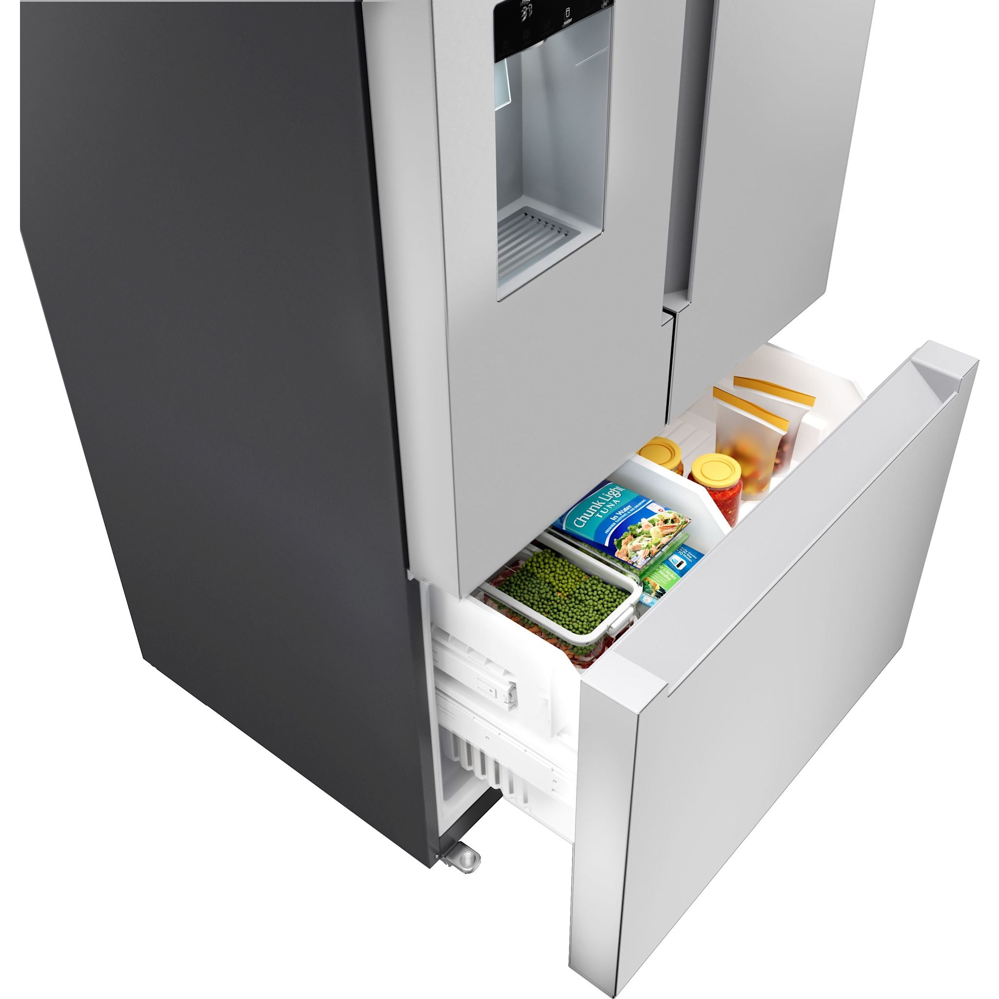 Bosch 36-Inch French Door Refrigerator (B36FD10ENS) - Stainless Steel, Energy Star Certified, Spacious Interior for Large Families - Perfect for Modern Kitchens and Open Floor Plans