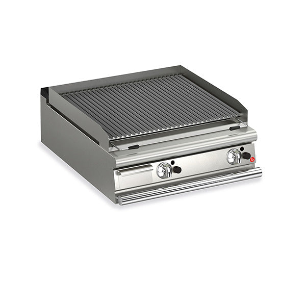 Baron 2 Burner Gas Grill with Lava Rocks - Outdoor BBQ Grill for Backyard, Camping, and Tailgating