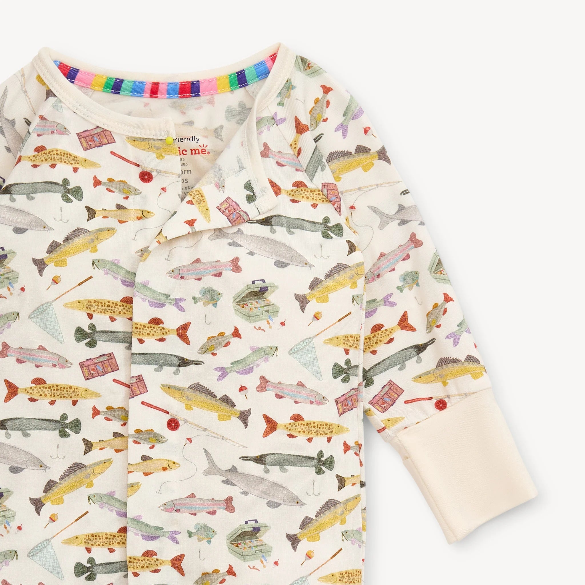 Reel Good Time Modal Magnetic Grow with Me Convertible Coverall - Soft Stretchy Baby Romper for Boys & Girls - Perfect for Playtime, Photos & Everyday Wear