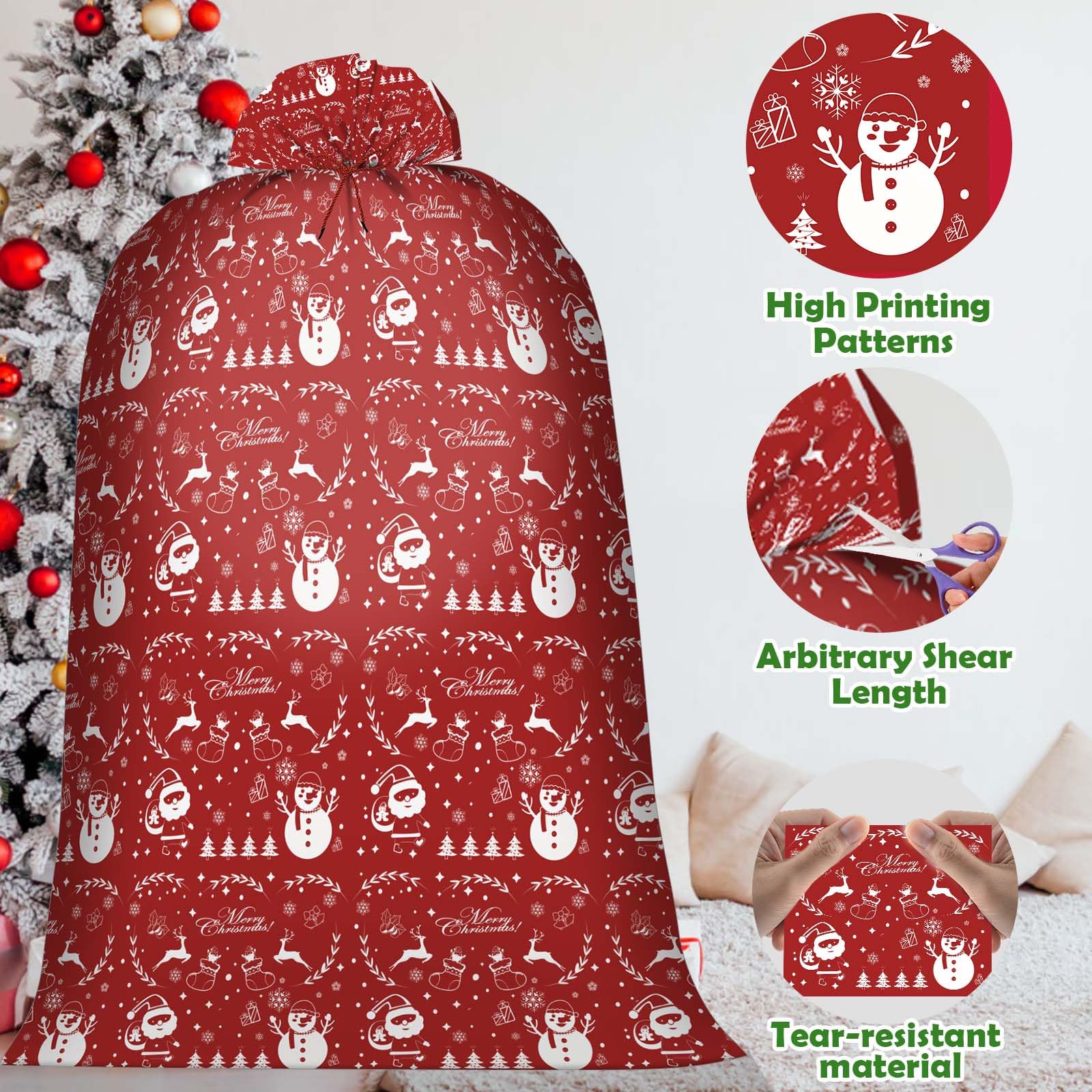 2 Pack Extra Large Christmas Bike Gift Bags 72