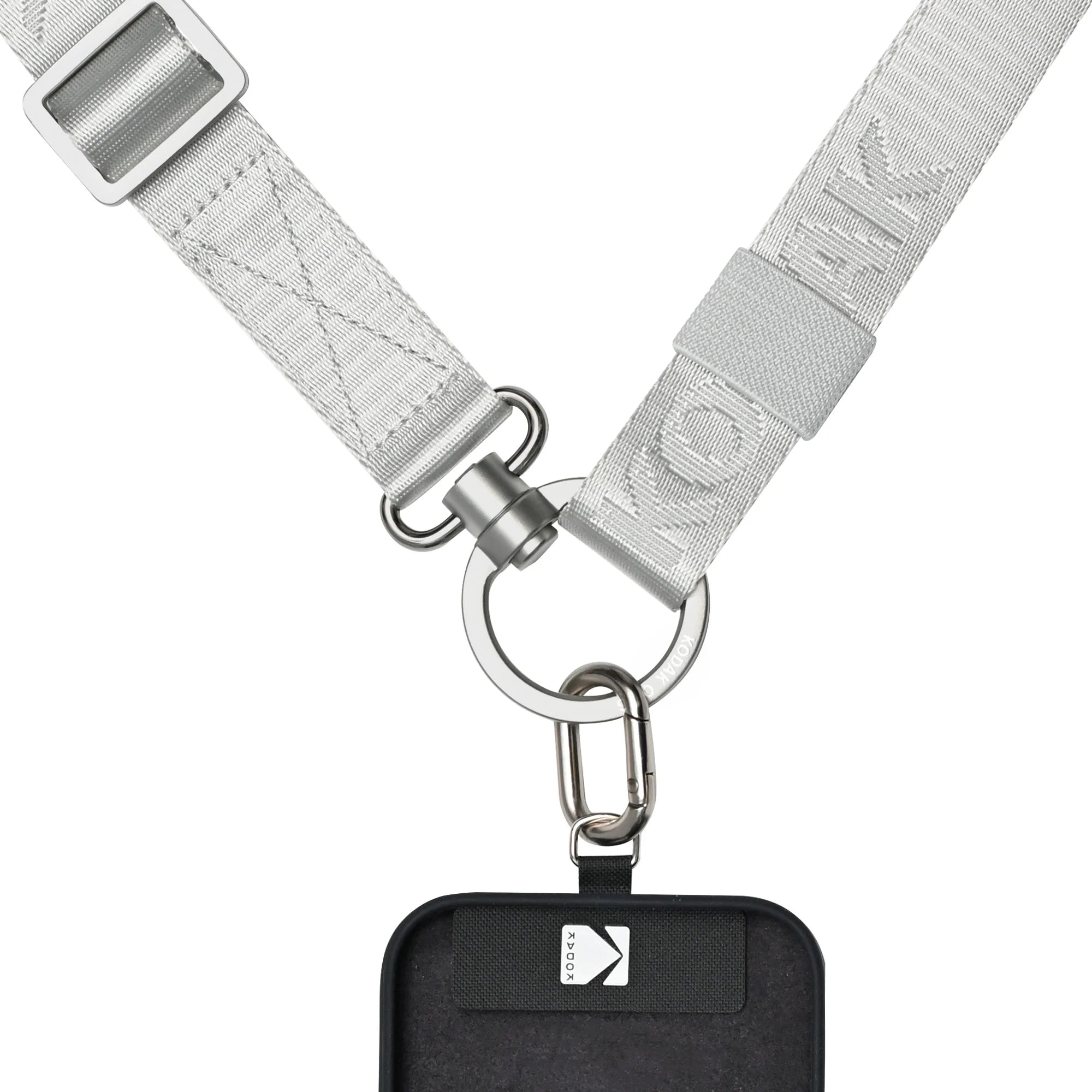 KODAK Multi-Purpose Adjustable Camera Strap (Silver) - Comfortable Neck & Shoulder Support for DSLR, Mirrorless, Binoculars - Perfect for Travel, Hiking, Photography Enthusiasts