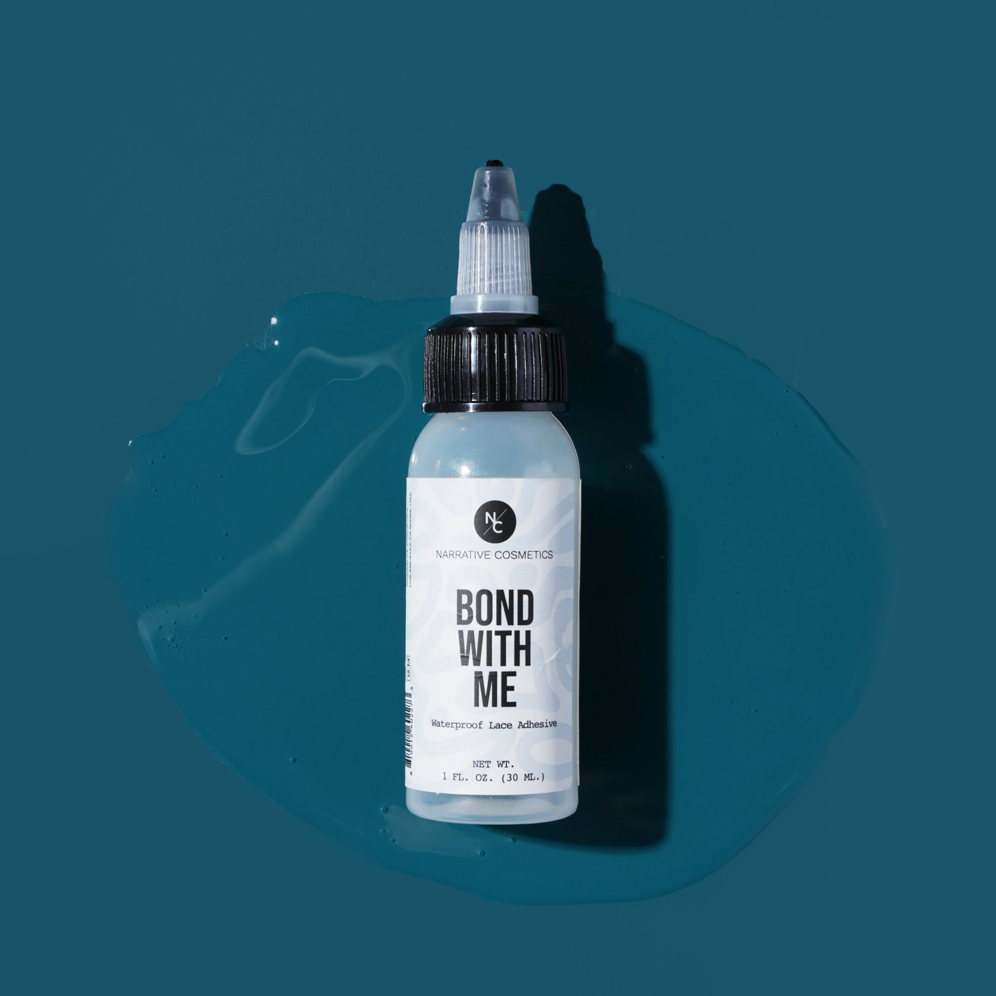 Strong Hold Waterproof Lace Adhesive Glue - 1 Fl. Oz. for Wigs, Hairpieces & Extensions - Secure All-Day Wear for Cosplay, Theater & Daily Use