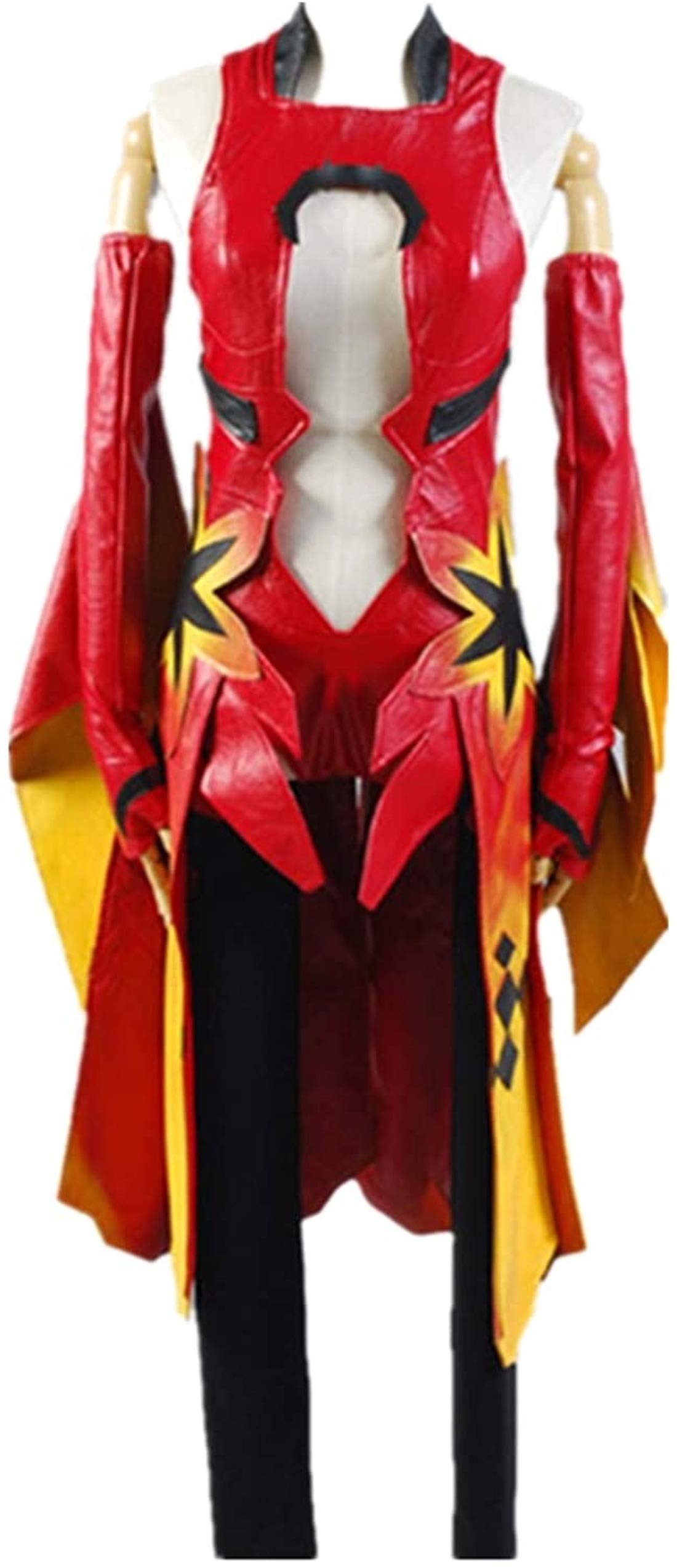 Guilty Crown Yuzuriha Inori Cosplay Costume - Anime Goldfish Dress Full Set for Halloween, Conventions & Themed Parties