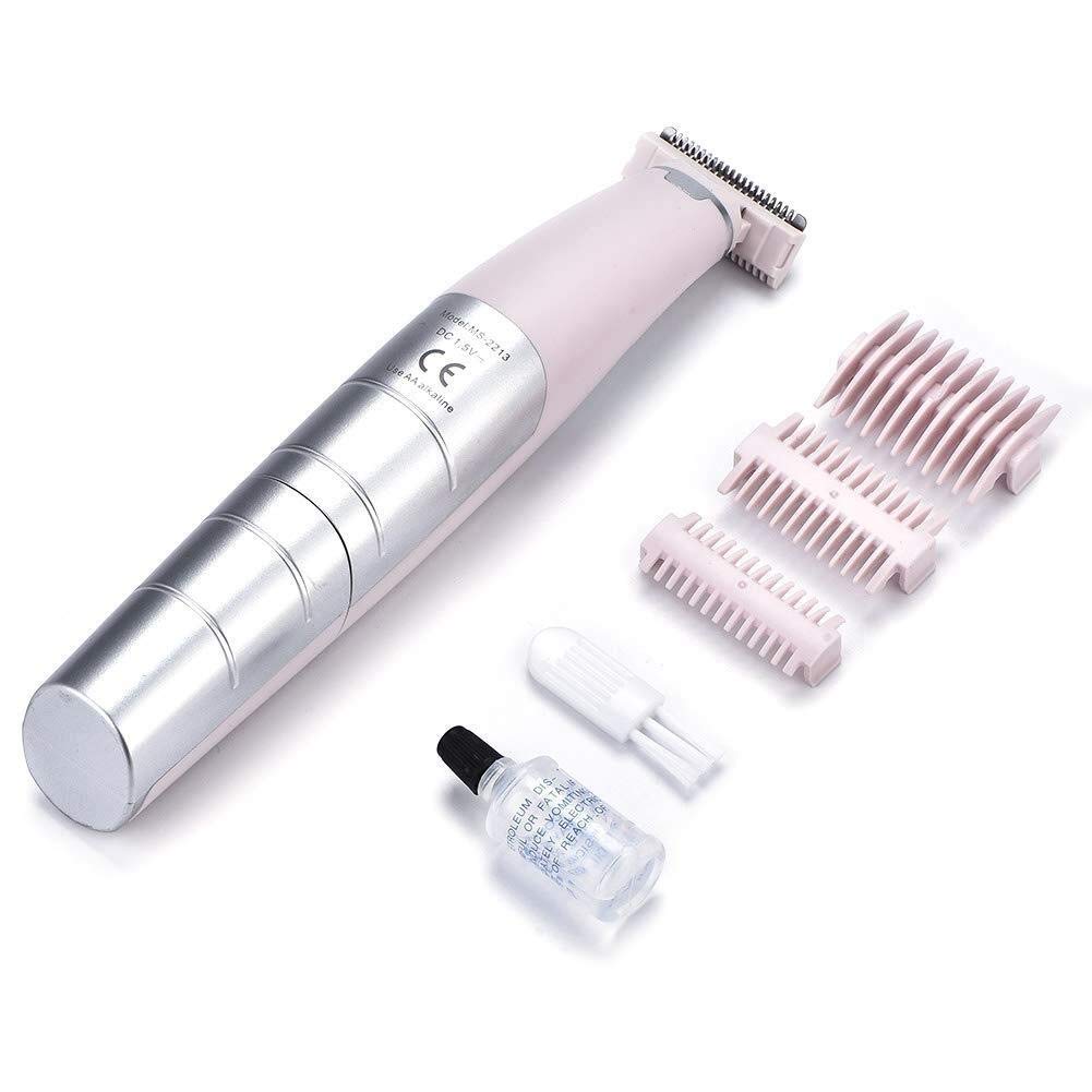 Electric Epilator for Women & Men - Wet & Dry Hair Removal Device with Lubricating Oil, Cleaning Brush & Limiting Comb - Painless Body Shaver for Arms, Legs, Armpits & Bikini Line | At-Home Hair Removal for Smooth Skin