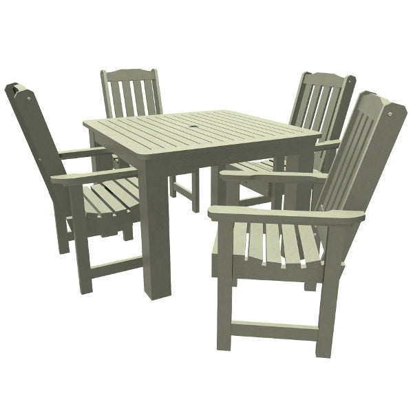 Springville 5-Piece Square Outdoor Dining Set - Patio Furniture for Garden, Backyard, and Poolside Gatherings