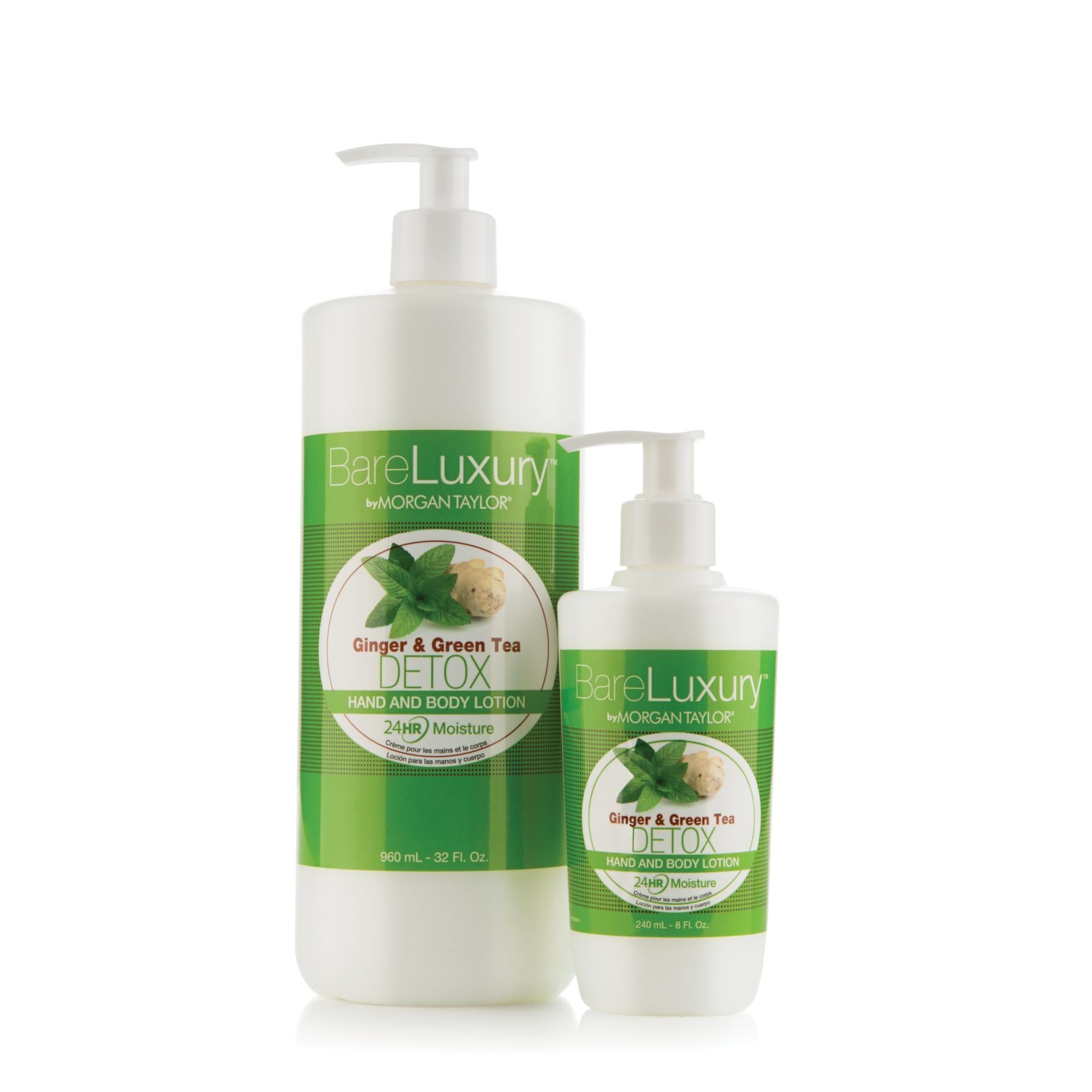 Morgan Taylor Detox Ginger & Green Tea Body Lotion - Hydrating & Nourishing Skin Care for Dry Skin - Perfect for Daily Moisturizing & Spa Day Self-Care