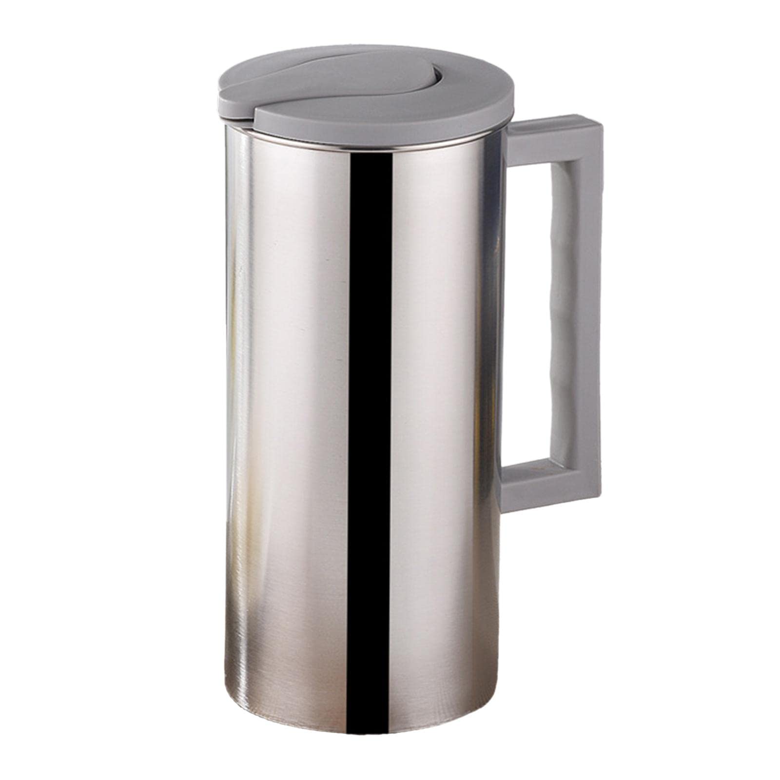Stainless Steel Metal Milk Pitcher - Cold Water Kettle for Coffee, Tea, and Beverage Preparation in Restaurants, Hotels, and Cafes