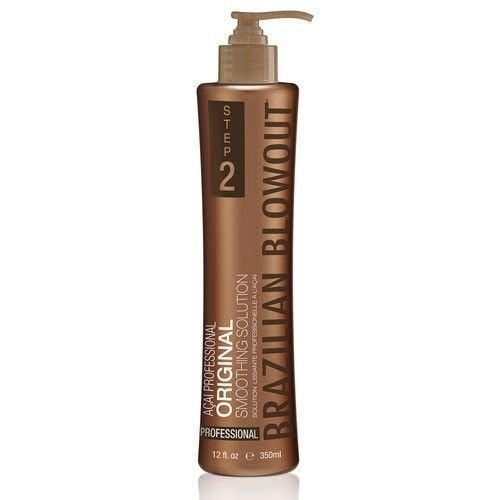 Brazilian Blowout Acai Professional Smoothing Solution 12 oz - Keratin Treatment for Frizzy Hair, Salon-Quality Smoothing at Home, Long-Lasting Shine & Frizz Control (Perfect for Damaged, Curly & Unmanageable Hair)