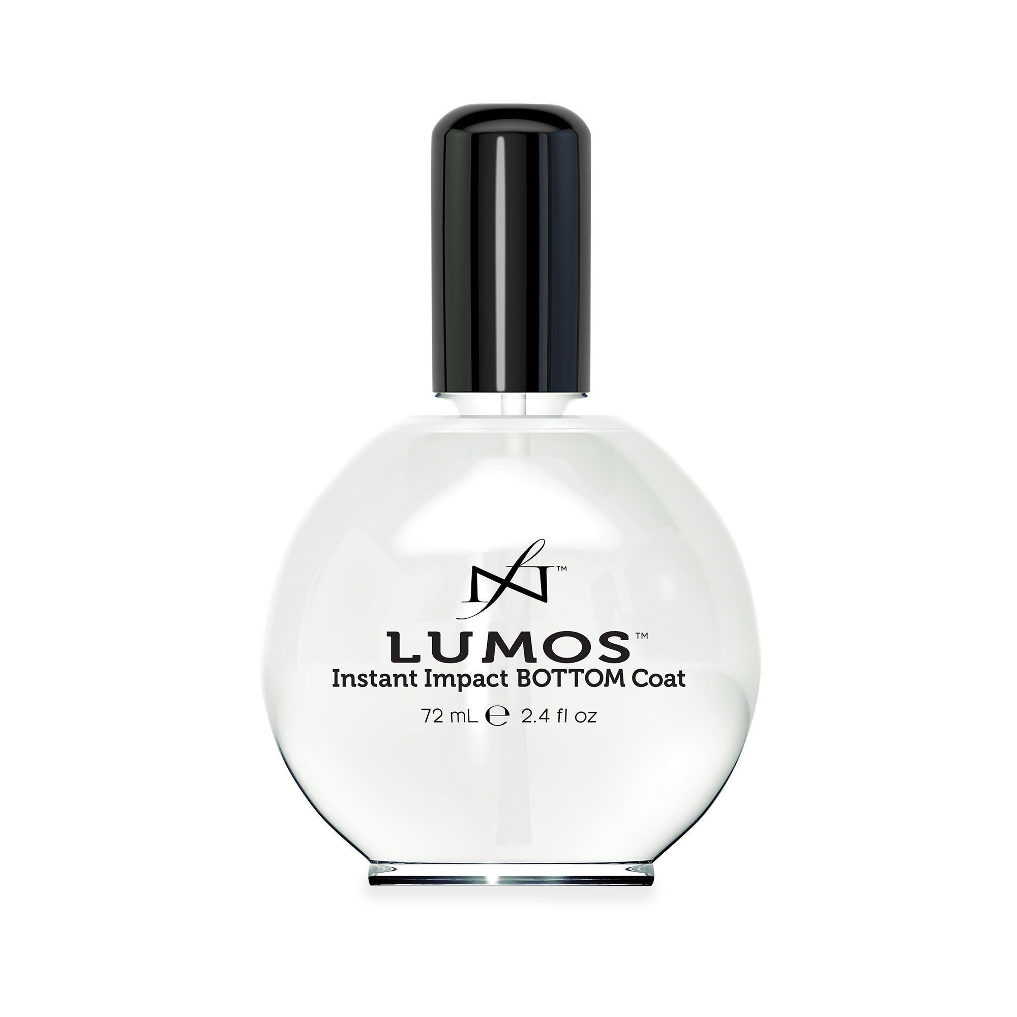Lumos Bottom Coat - Famous Names Nail Polish Base Coat for Long-Lasting Manicures - Perfect for Gel, Acrylic & DIY Nail Art at Home