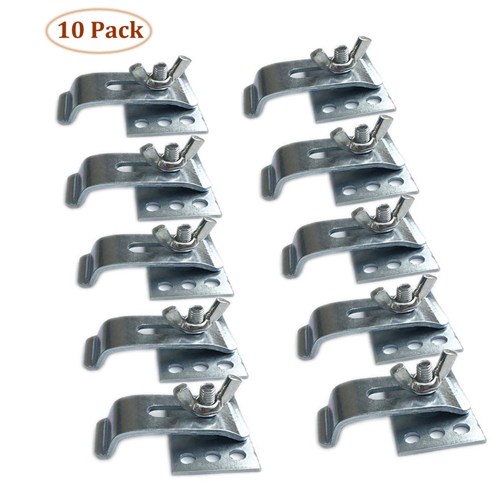 Epoxy Undermount Sink Clips 10-Pack - Kitchen & Bathroom Support Brackets for Secure Installation
