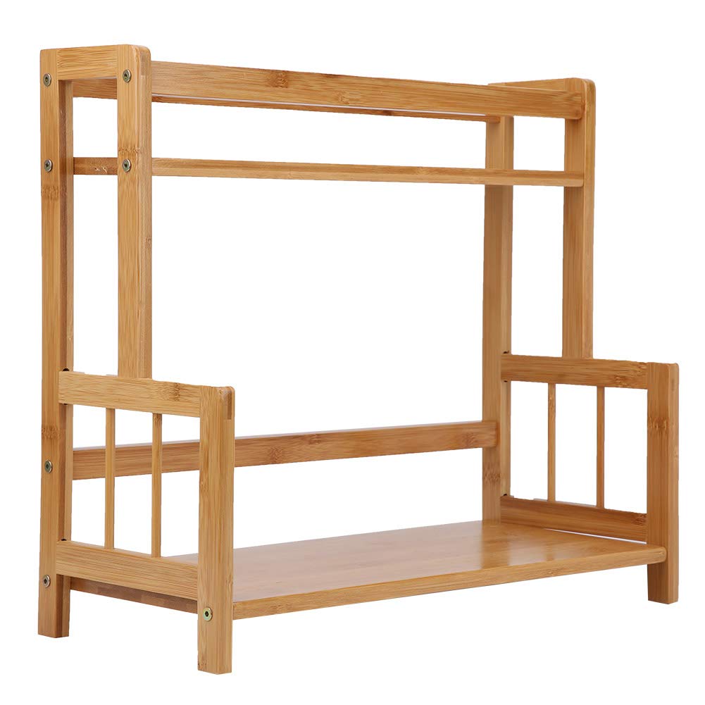 Heavy-Duty 2-Tier Cabinet Organizer & Storage Shelf - Multi-Purpose Kitchen Shelf for Books, Spices, Cosmetics - Space-Saving Home & Office Organization Solution