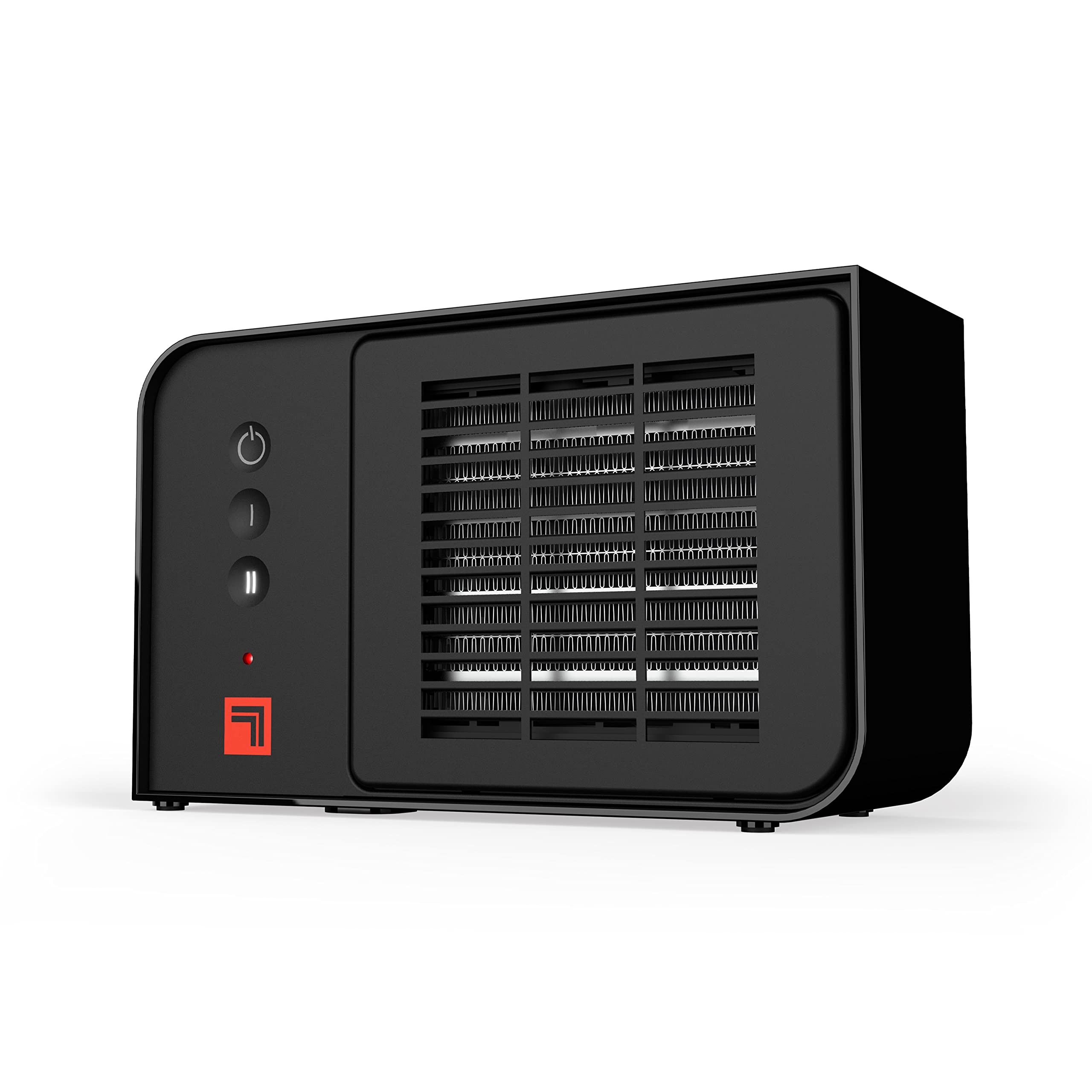 Sharper Image CERAMIC 1 Personal Space Heater with 2 Heat Settings - Tip-Over Protection & Cool Touch Case - Touch Controls - Perfect for Office, Bedroom & Small Rooms